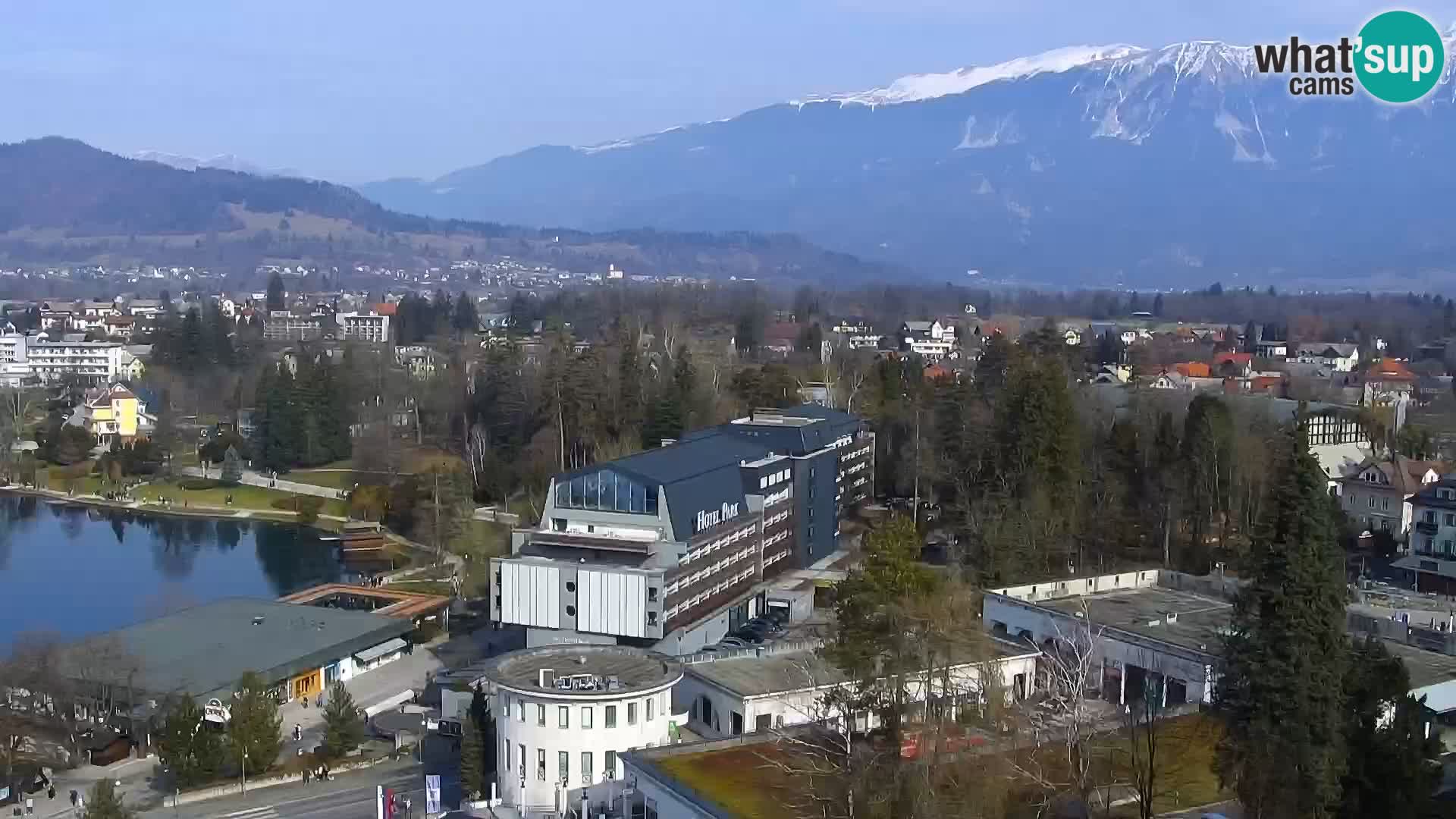 Panorama del lago Bled