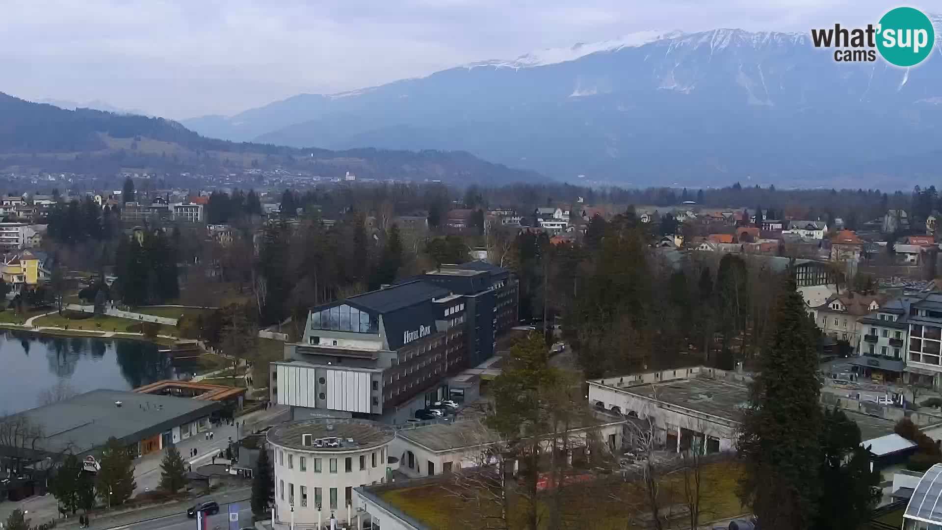 Panorama del lago Bled