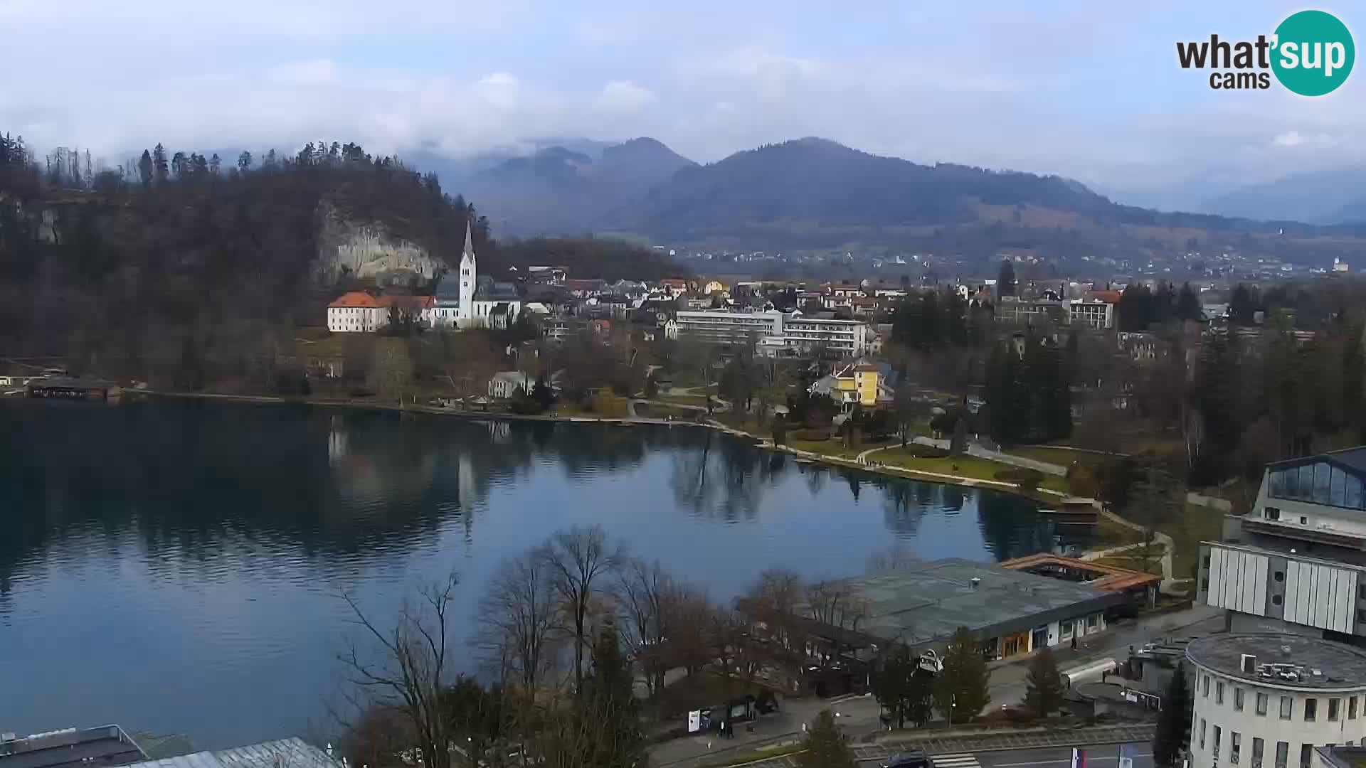 Panorama del lago Bled