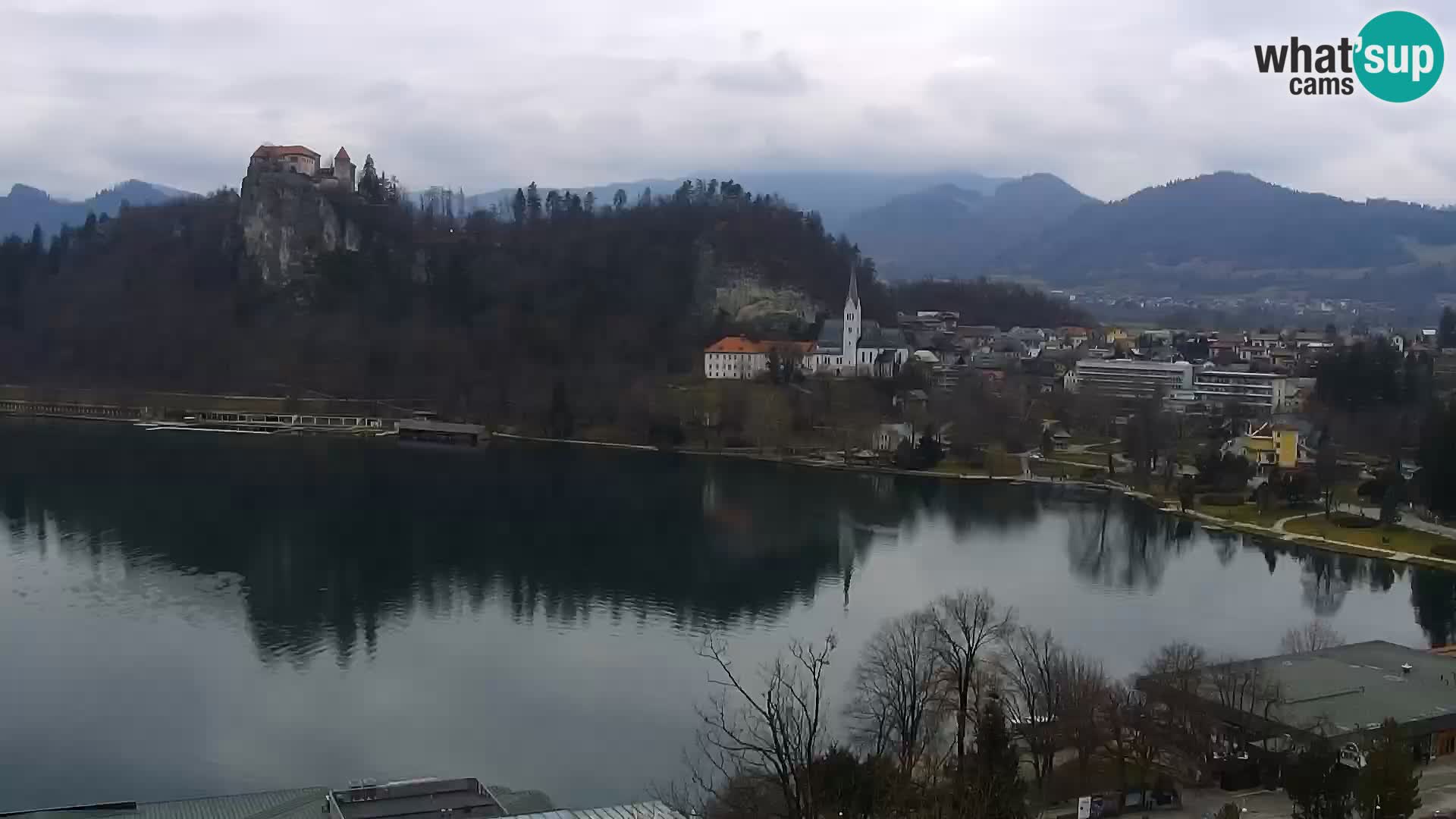 Panorama del lago Bled