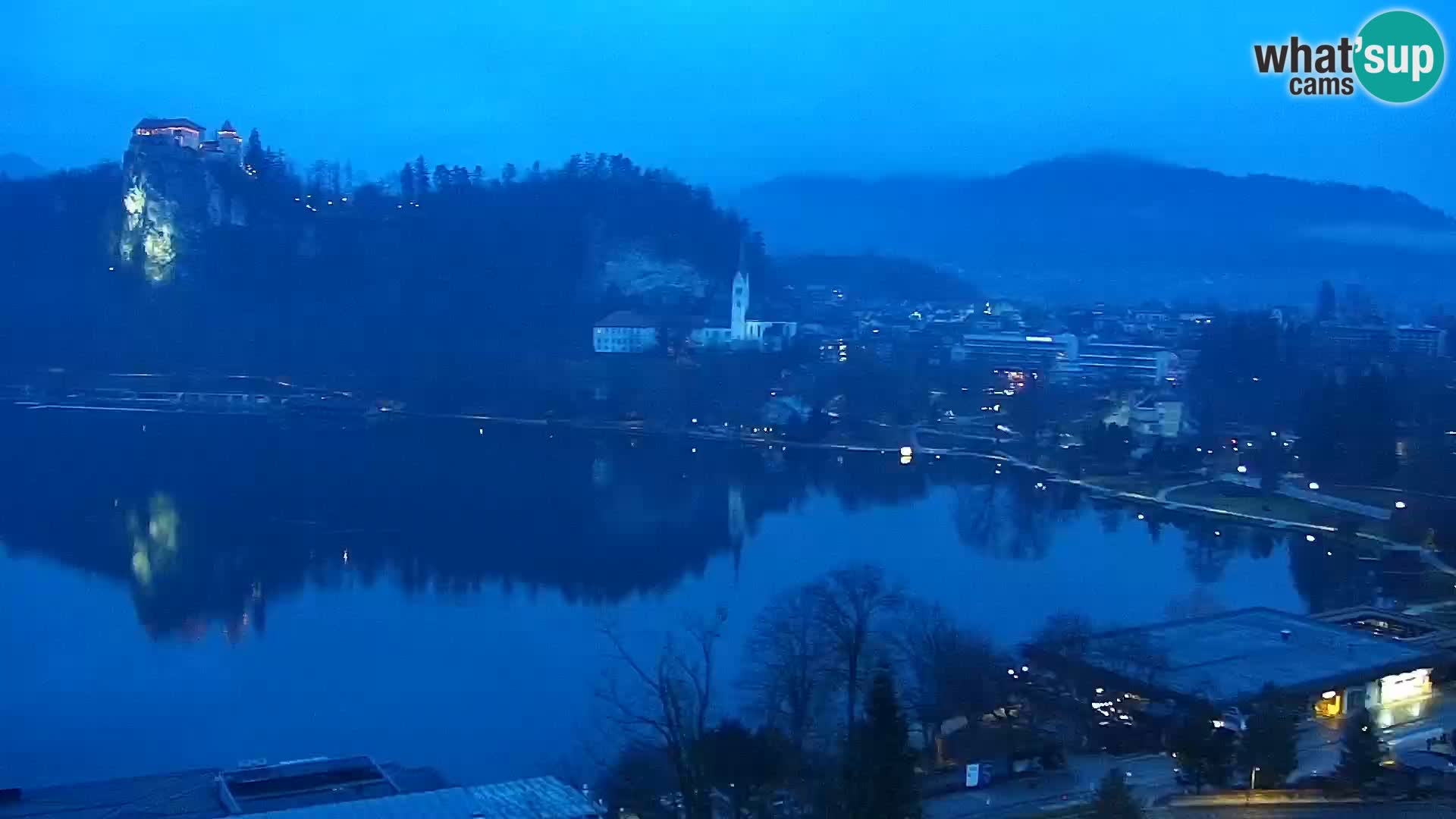 Panorama du lac de Bled