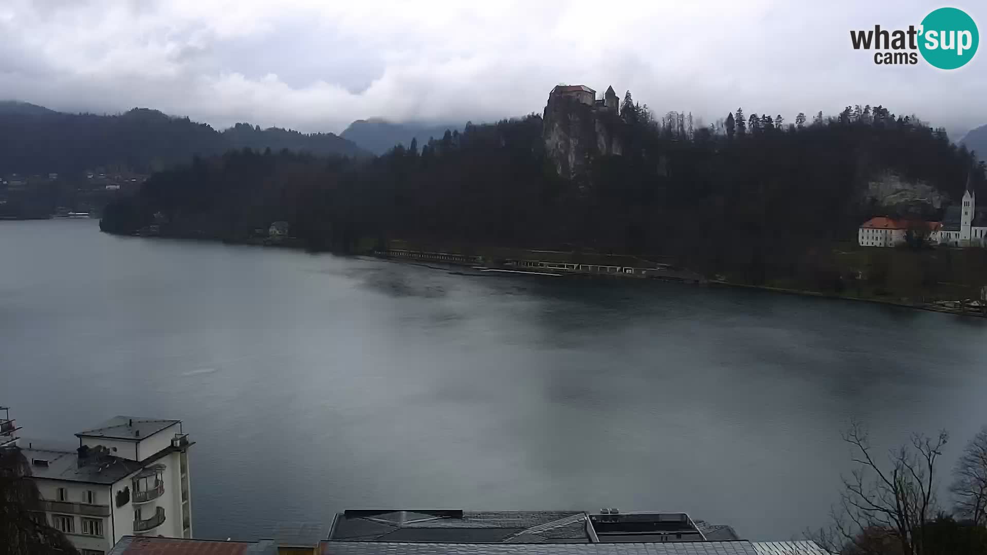 Panorama del lago Bled