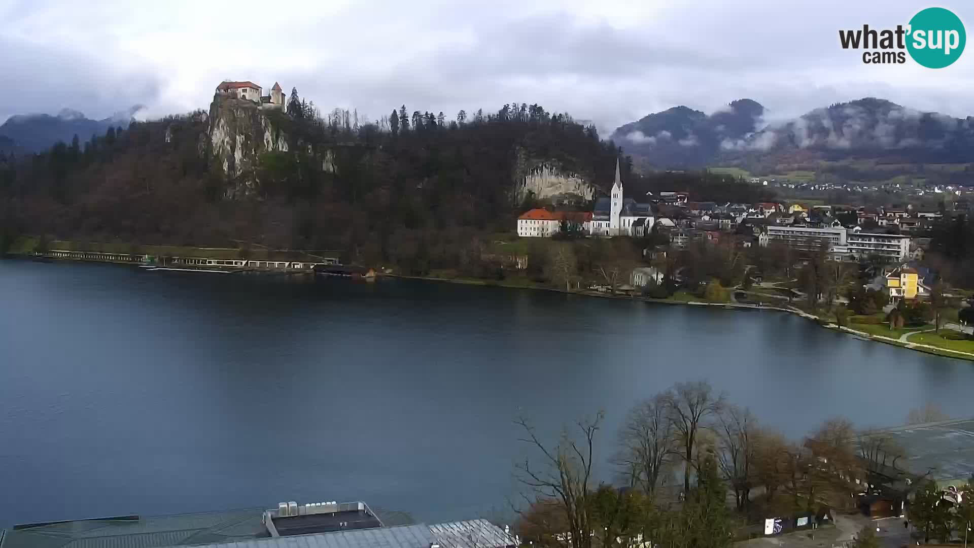 Panorama del lago Bled