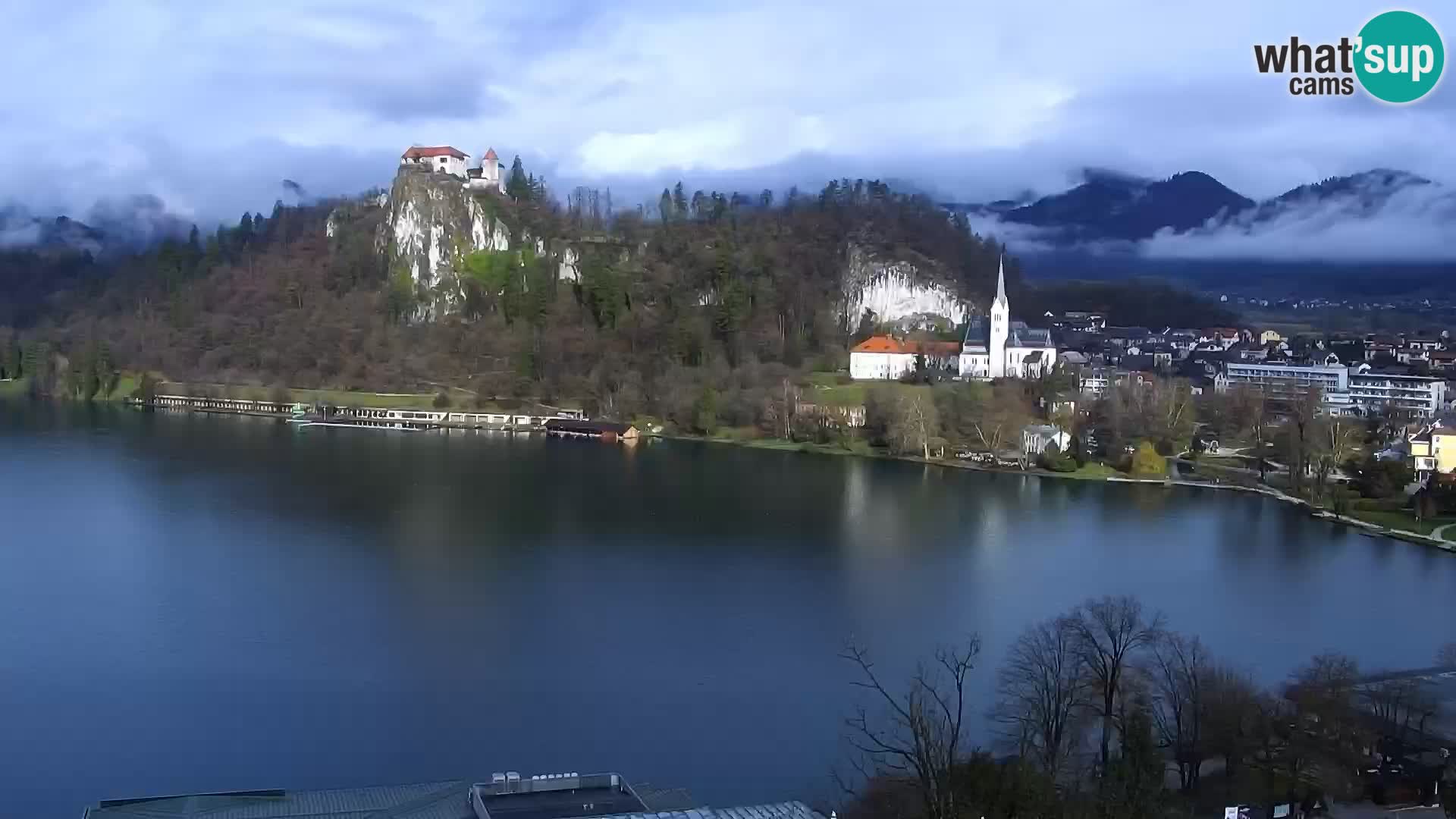 Panorama del lago Bled