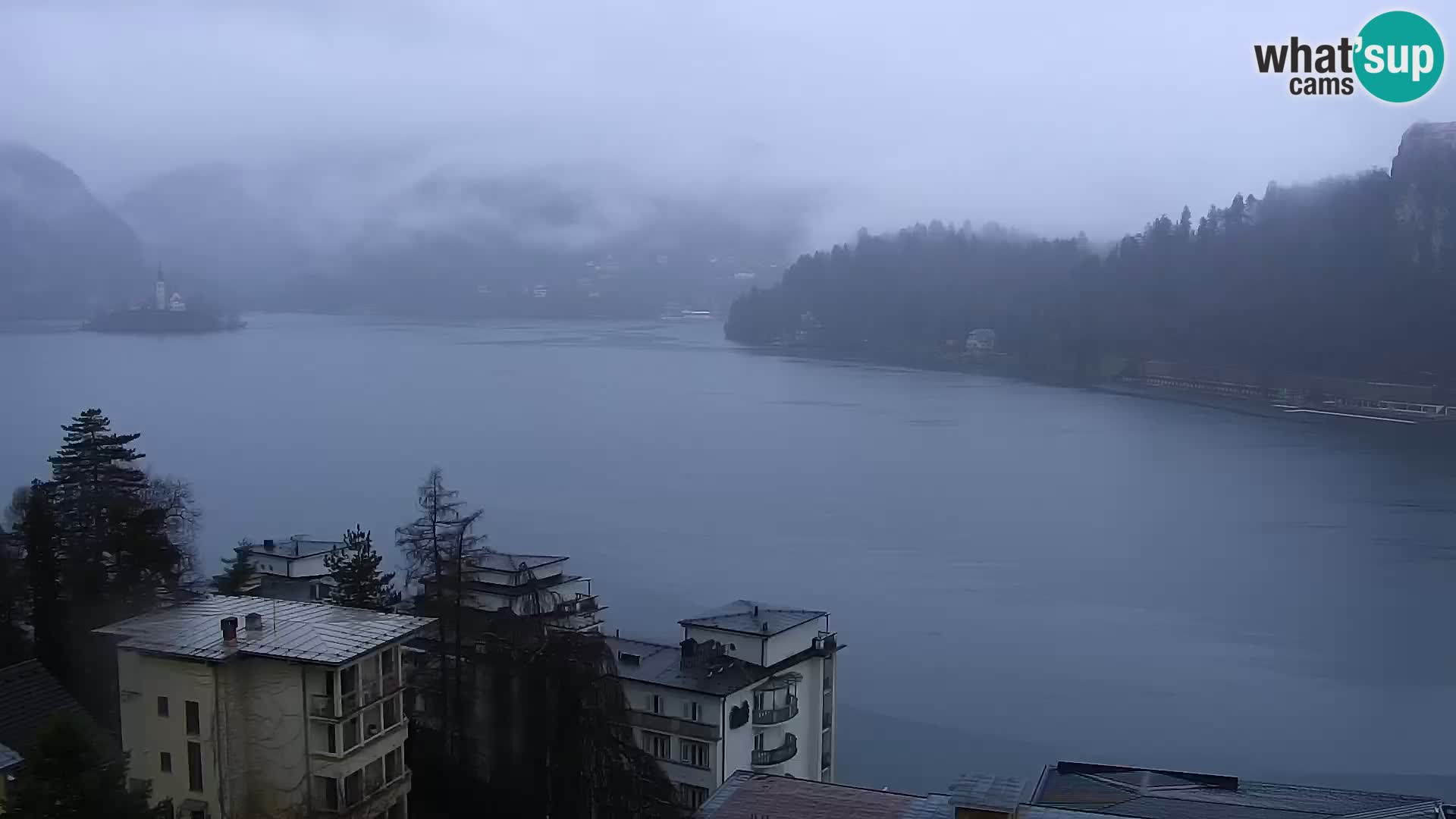 Panorama del lago Bled