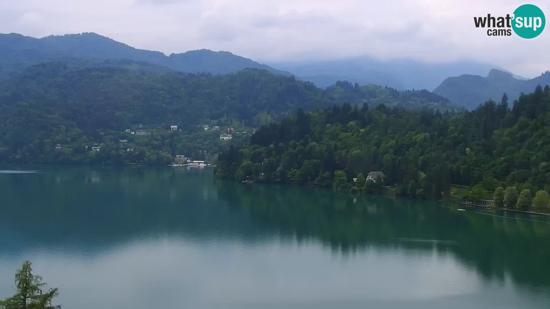 Panorama del lago Bled