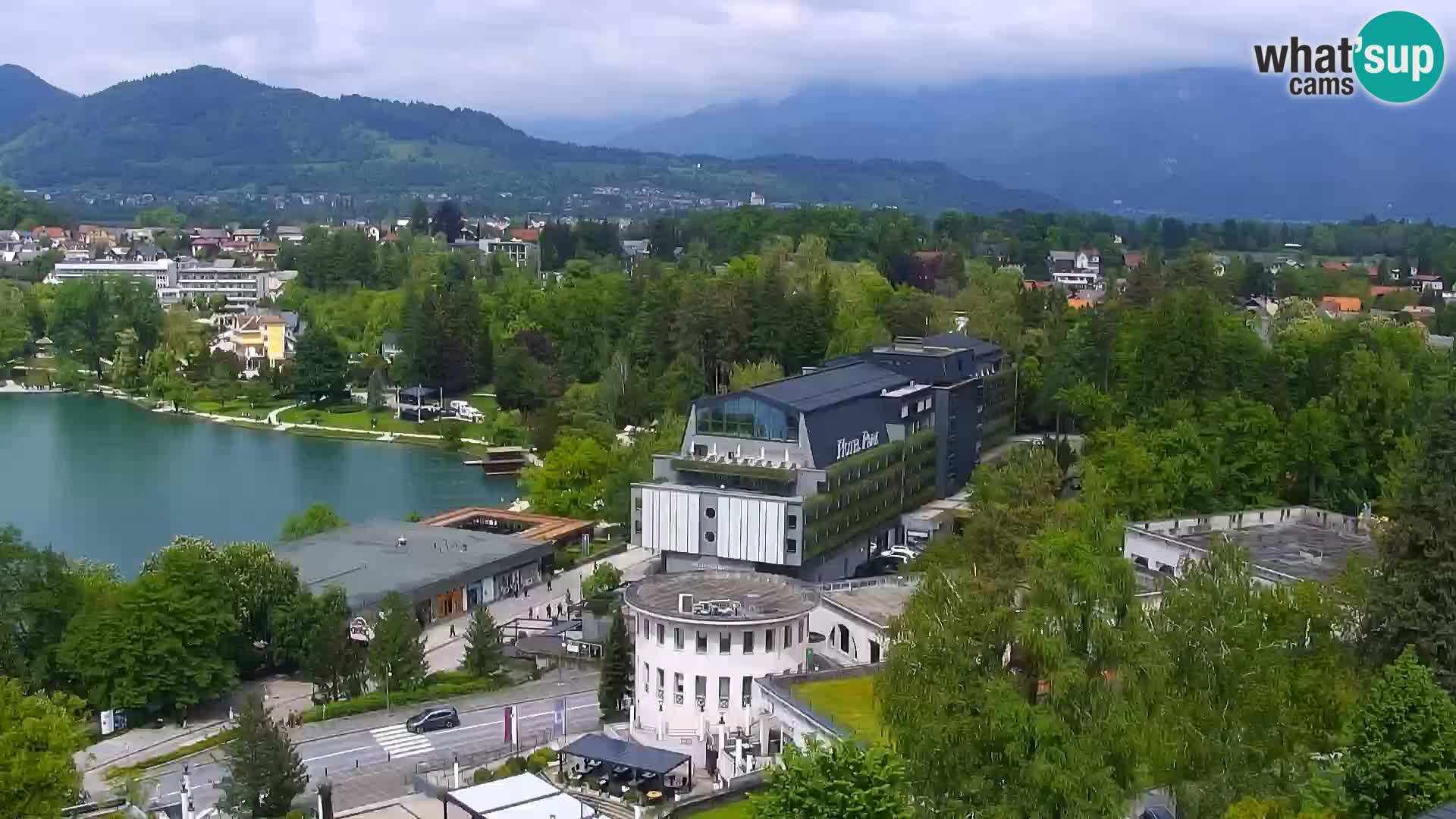 Panorama del lago Bled