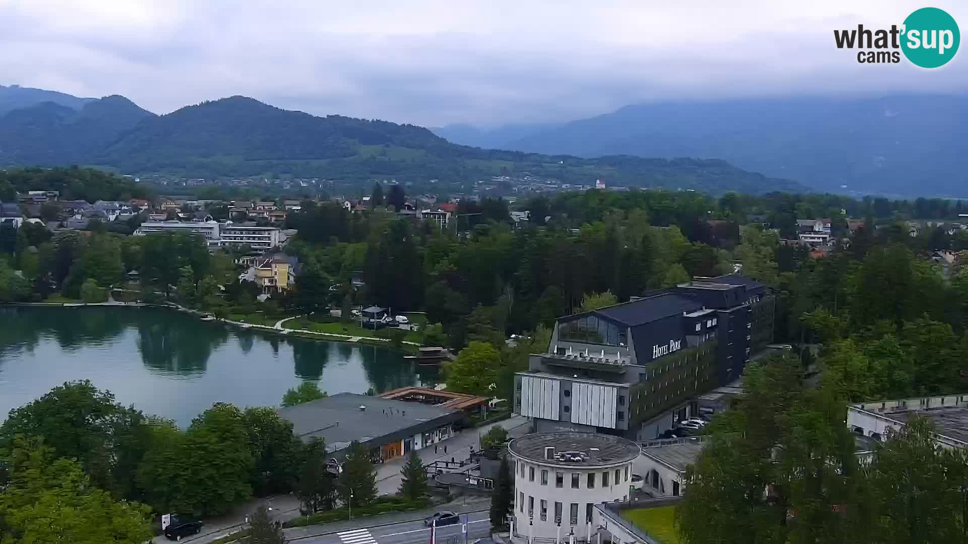 Panorama del lago Bled