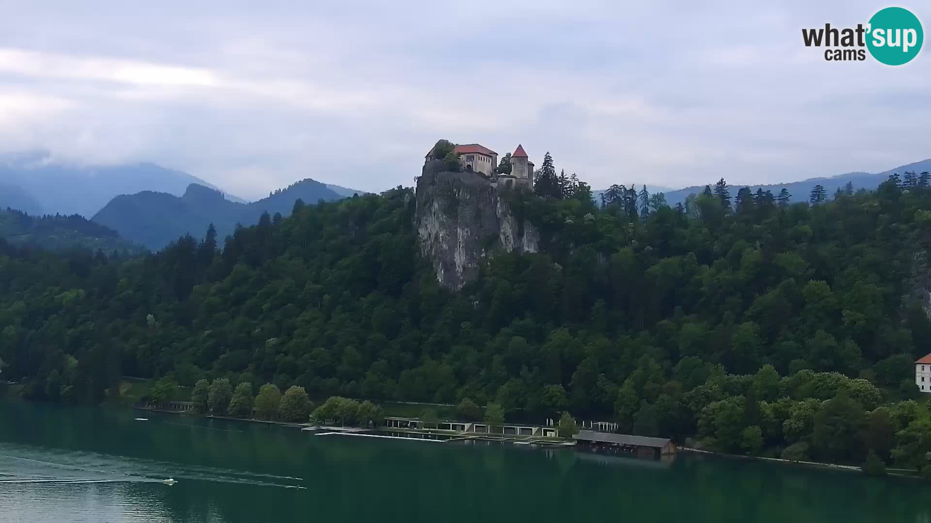 Panorama del lago Bled