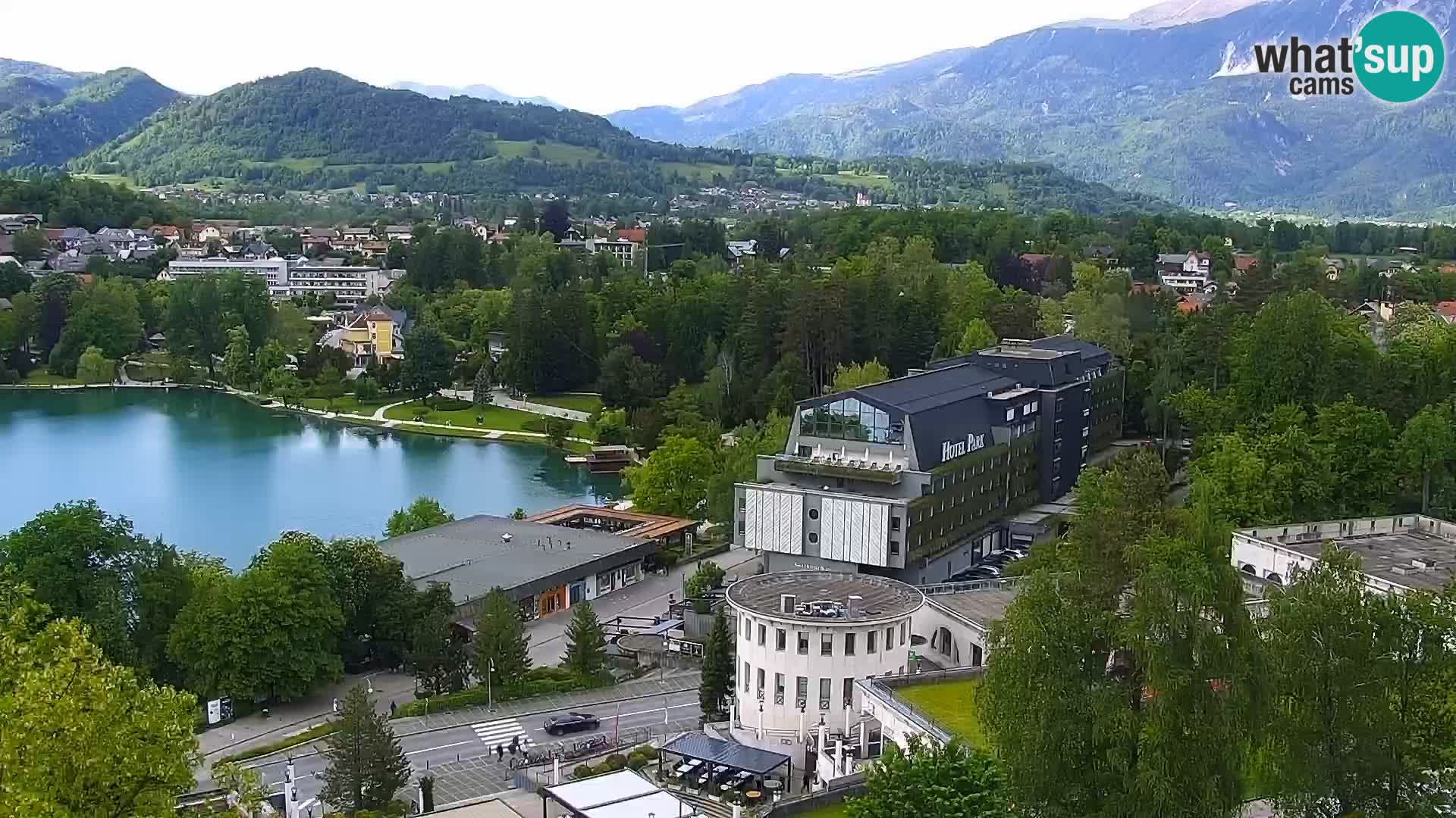 Panorama del lago Bled