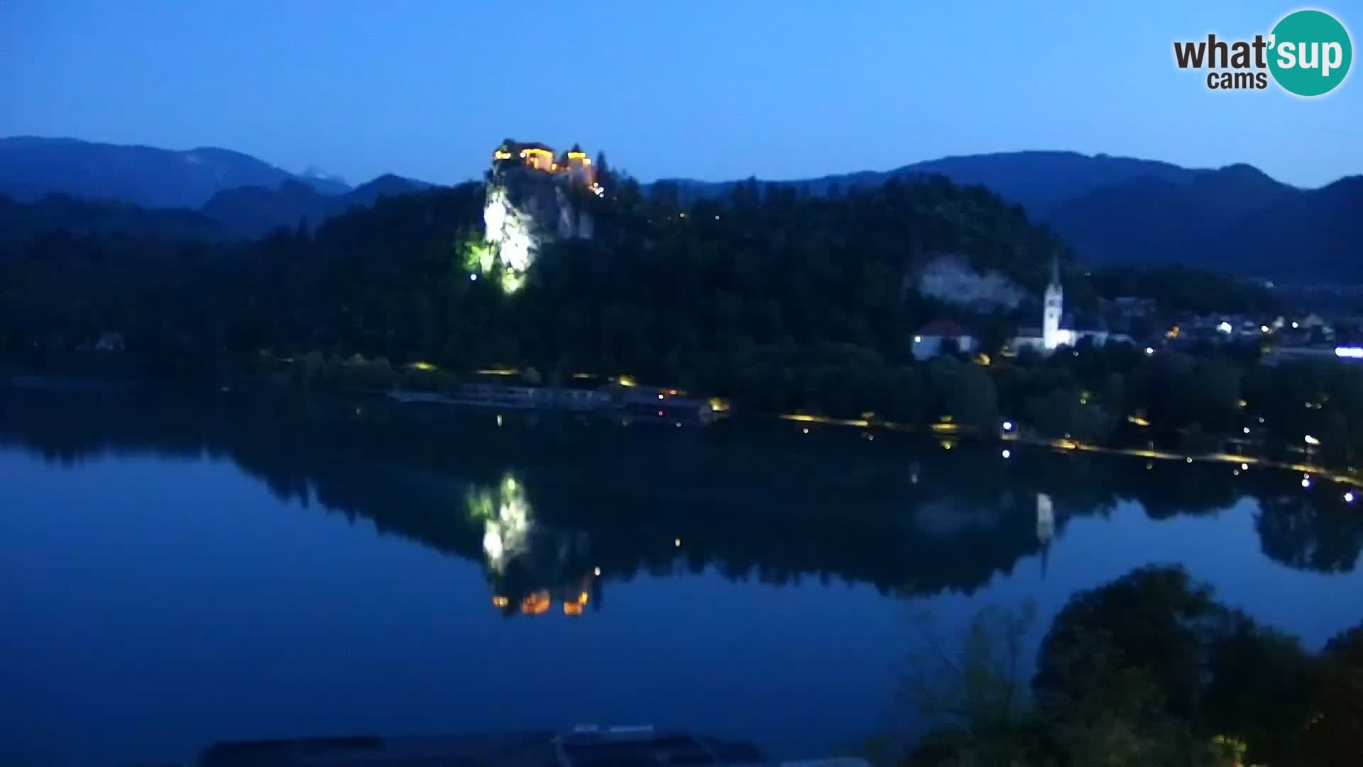 Panorama del lago Bled