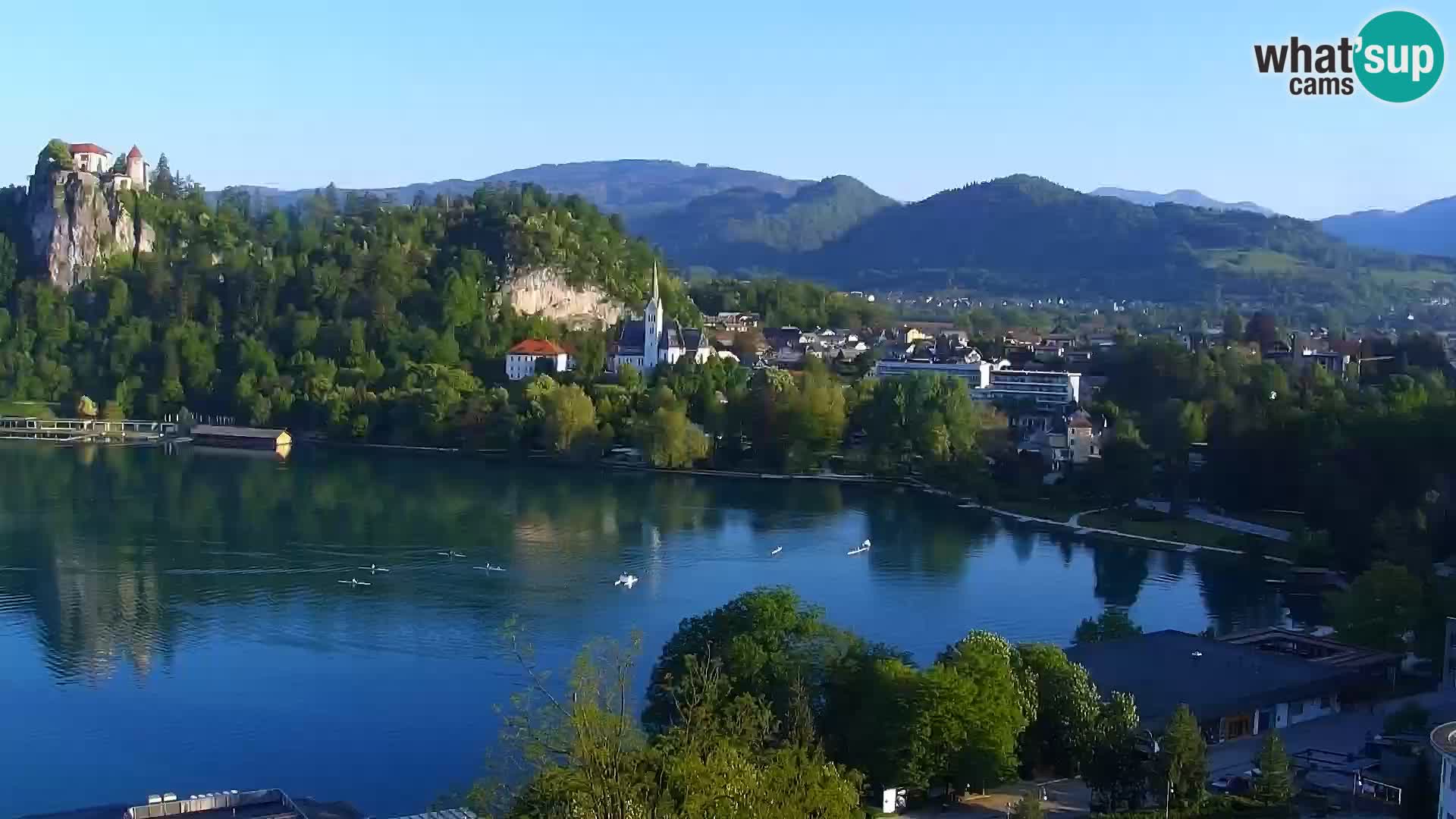 Panorama des Sees Bled
