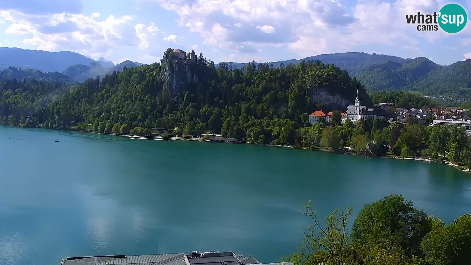 Panorama del lago Bled