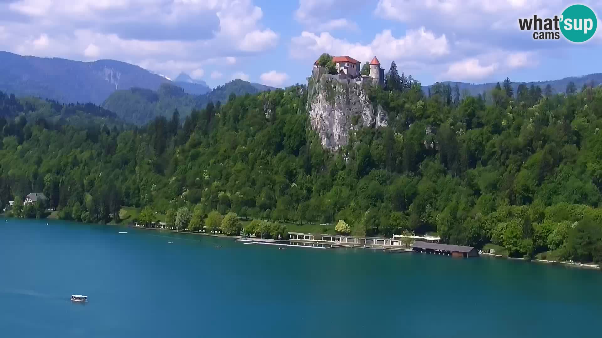 Panorama del lago Bled