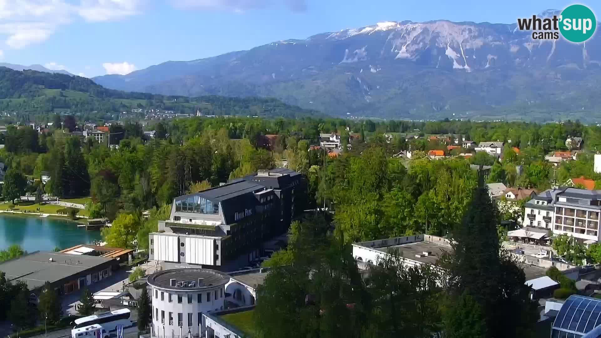 Panorama del lago Bled
