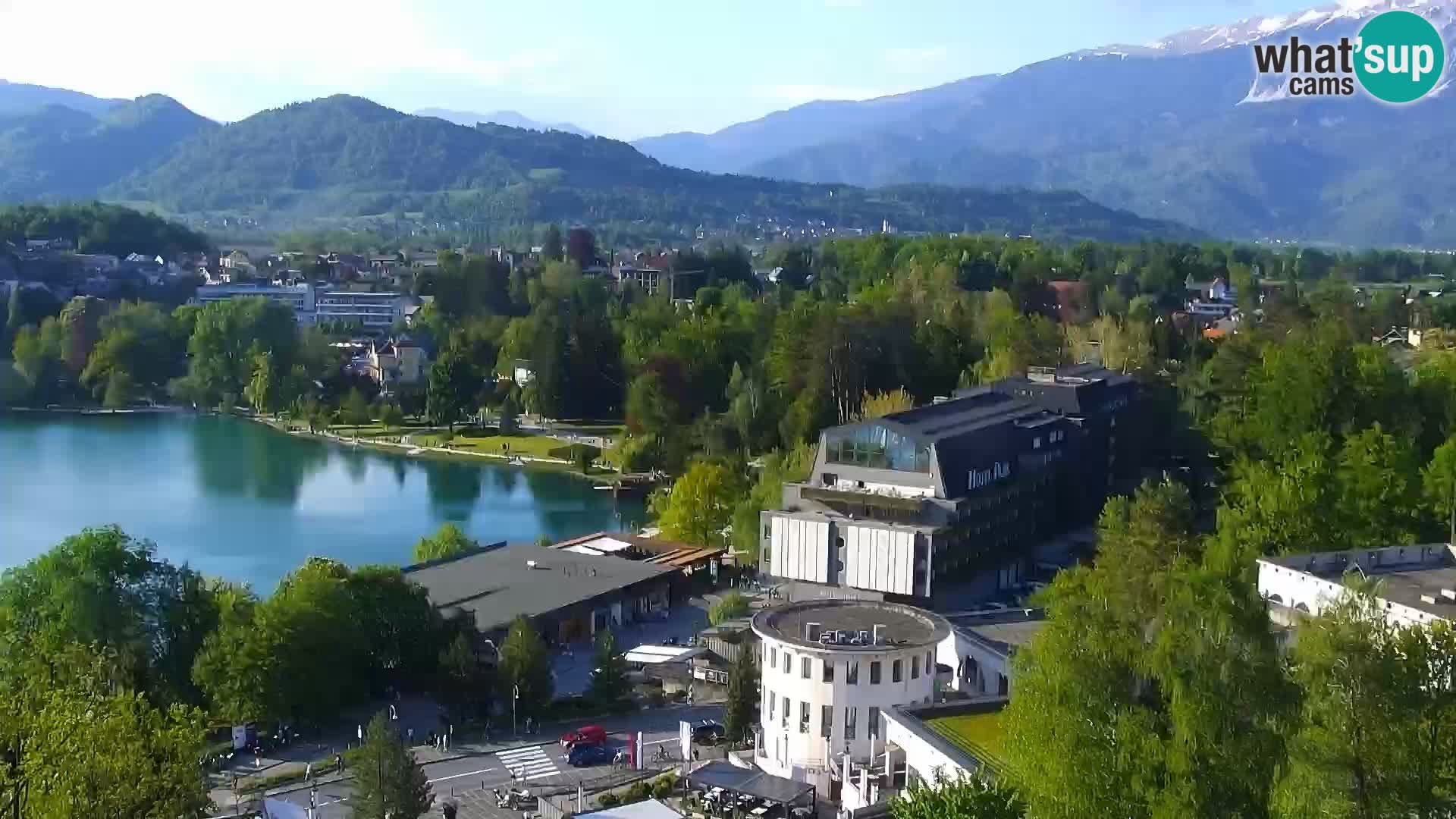Panorama del lago Bled