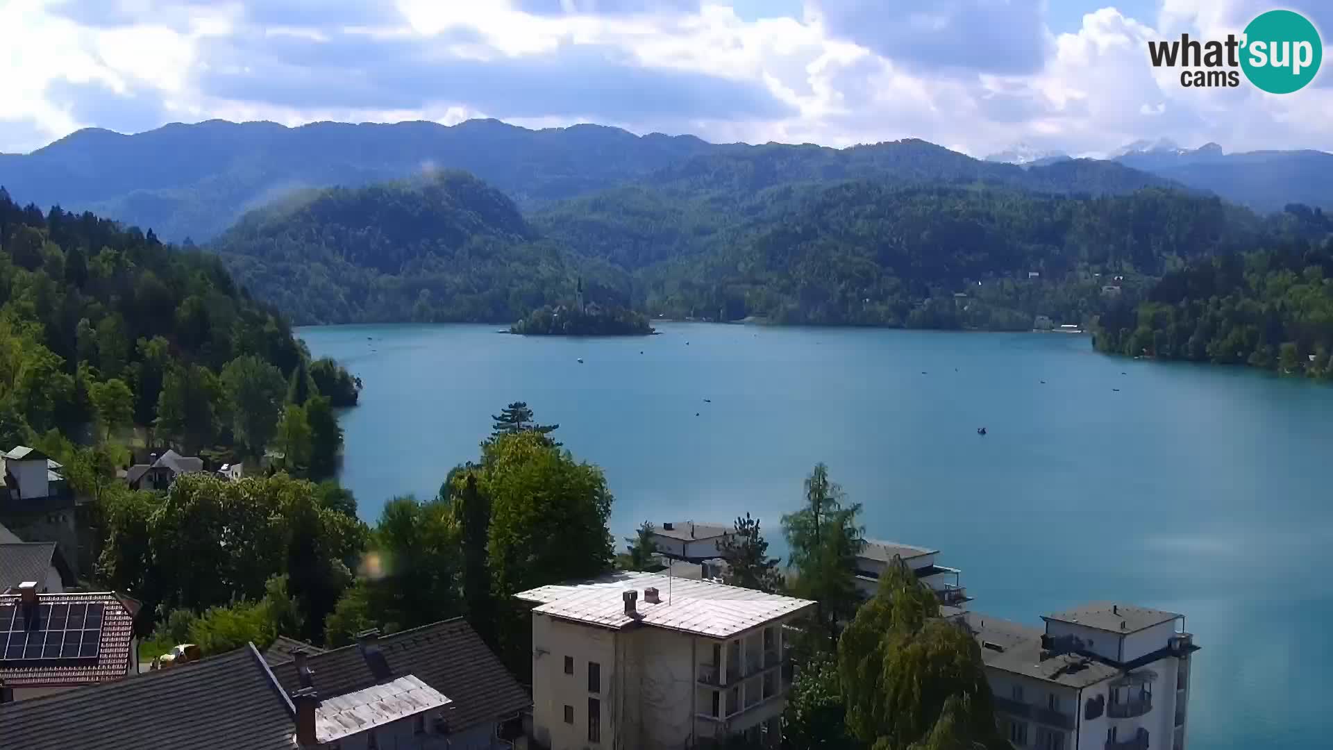 Panorama del lago Bled