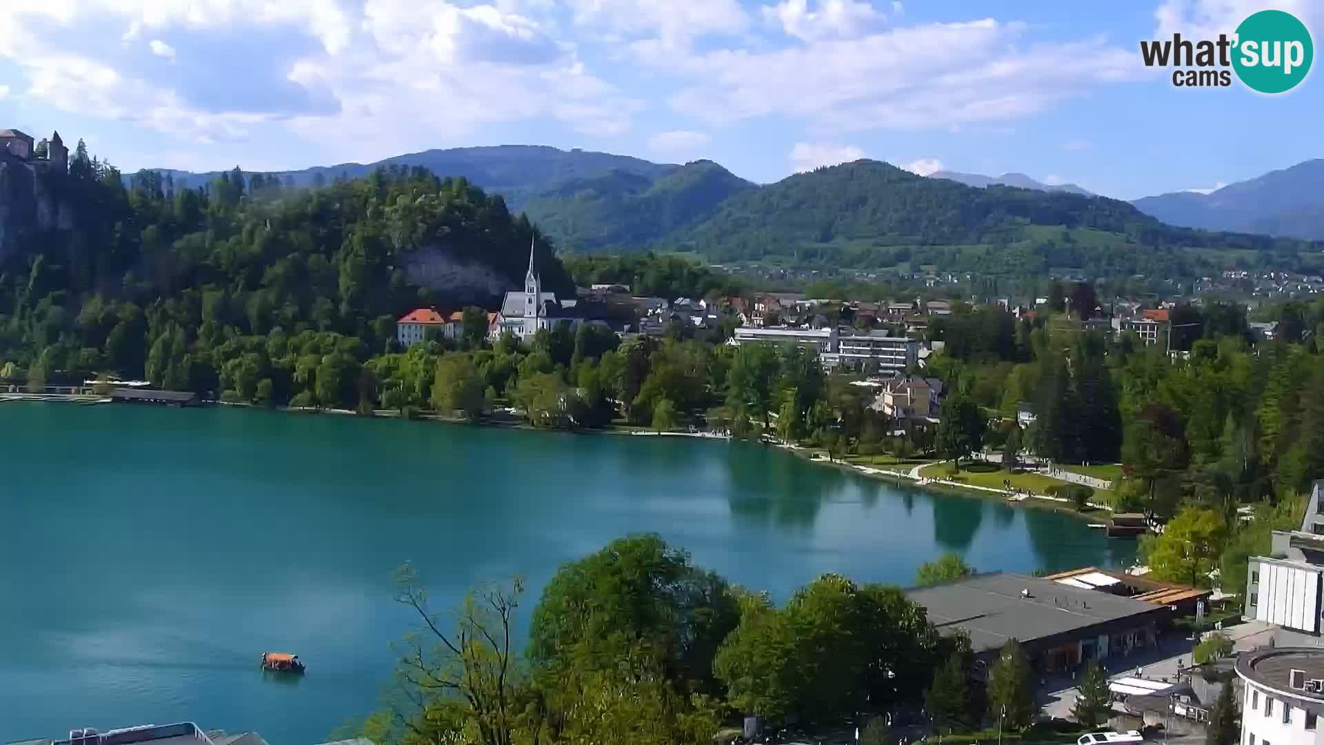 Panorama del lago Bled