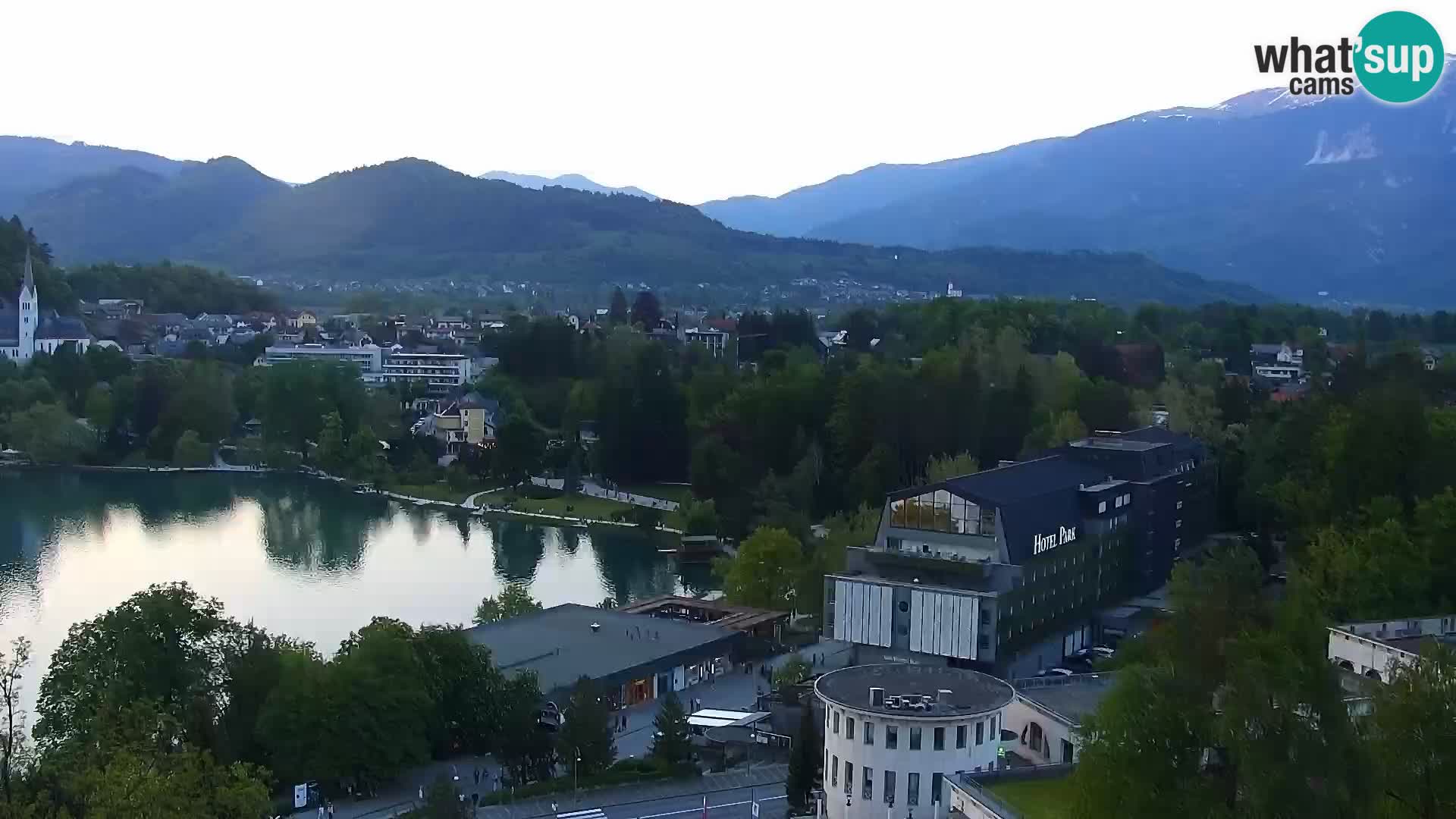 Panorama del lago Bled