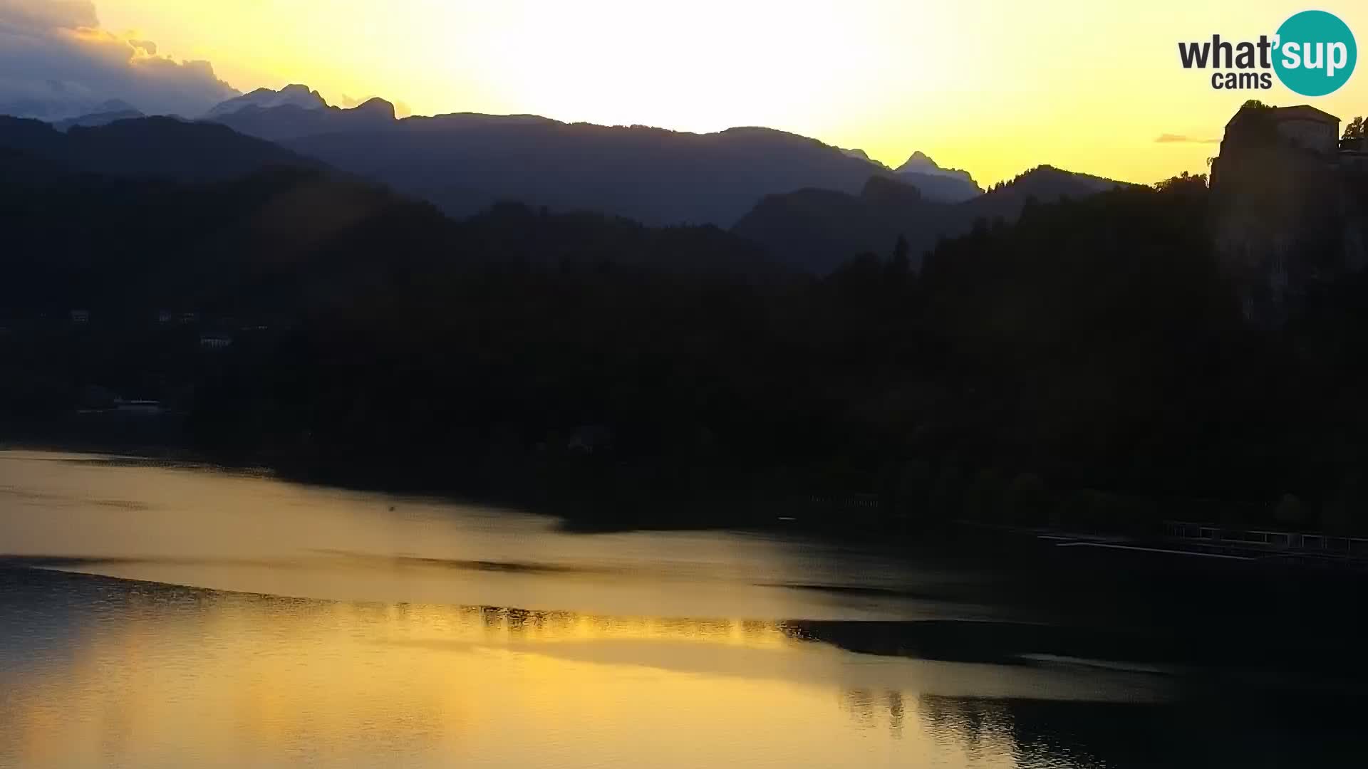 Panorama del lago Bled