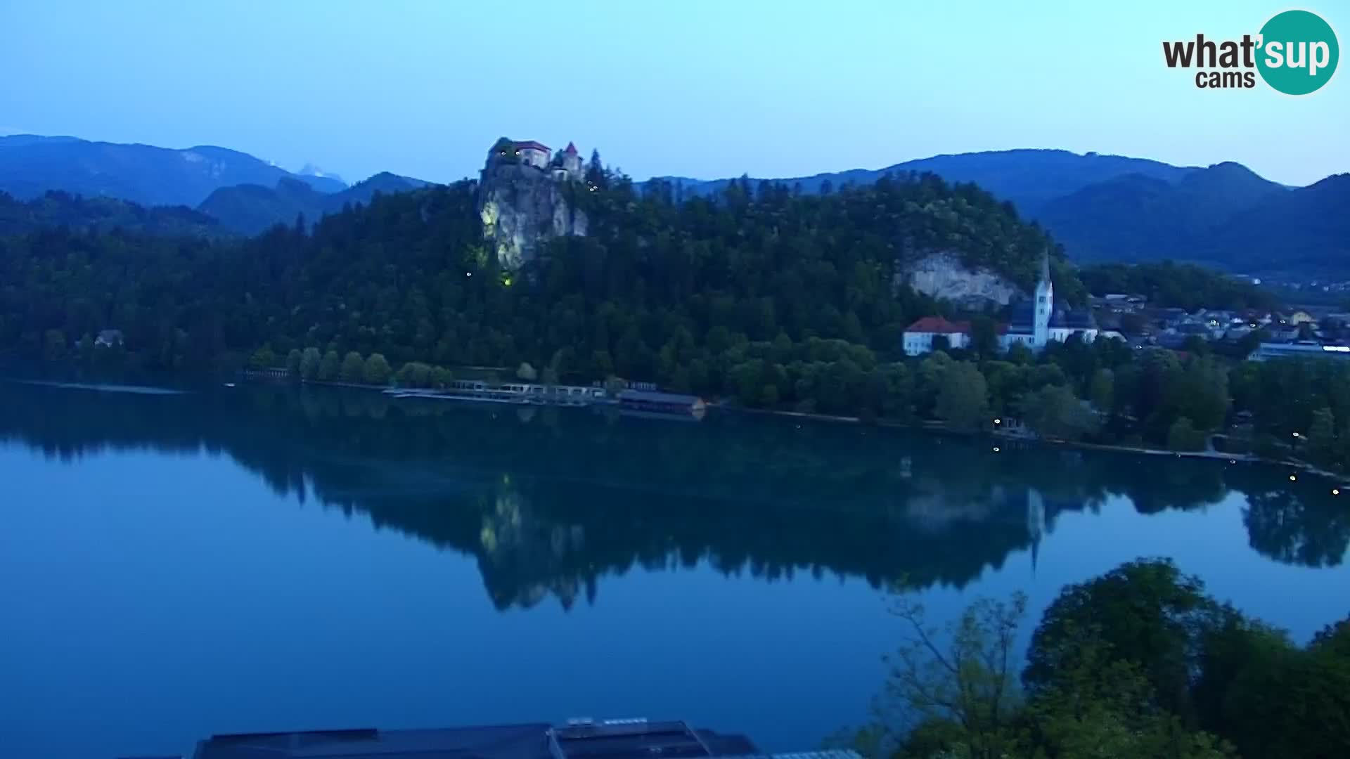 Panorama du lac de Bled