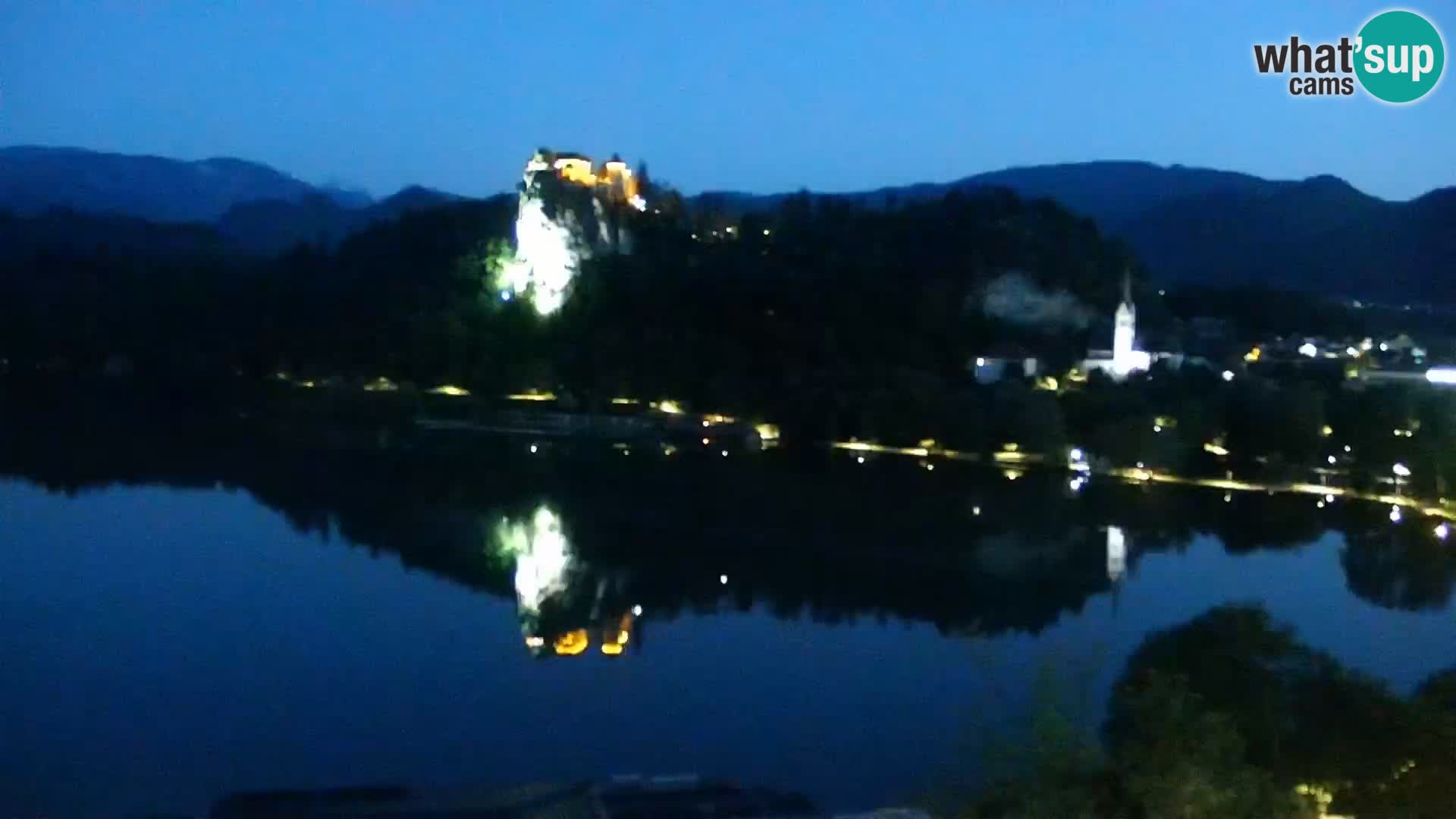 Panorama del lago Bled