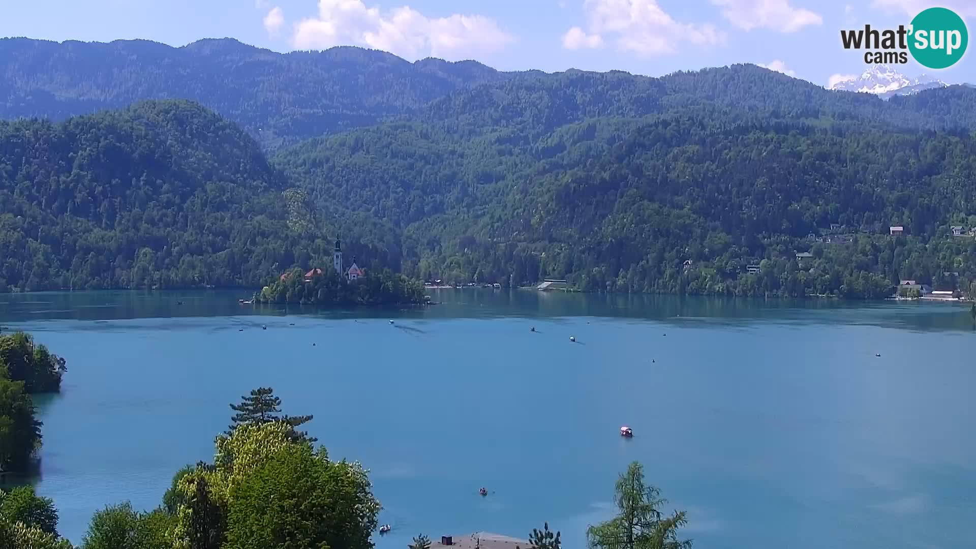 Panorama Blejskega jezera