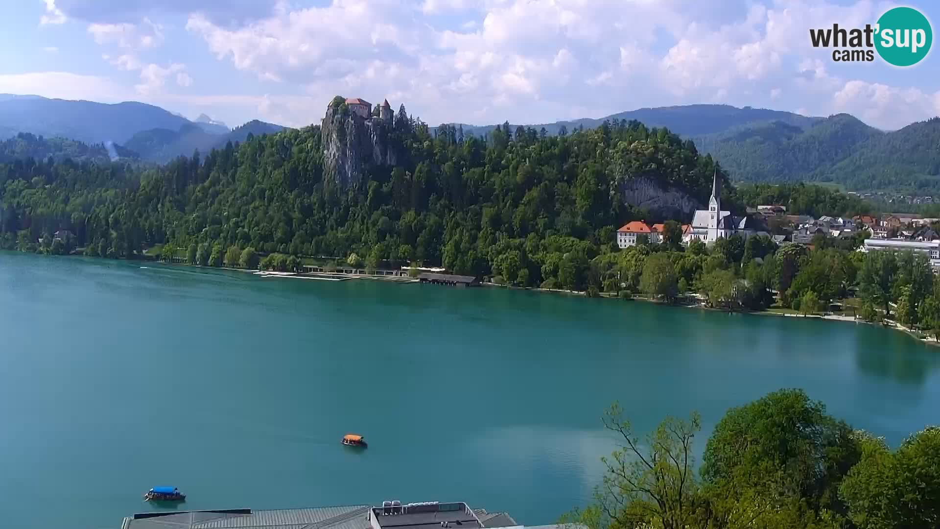 Panorama del lago Bled