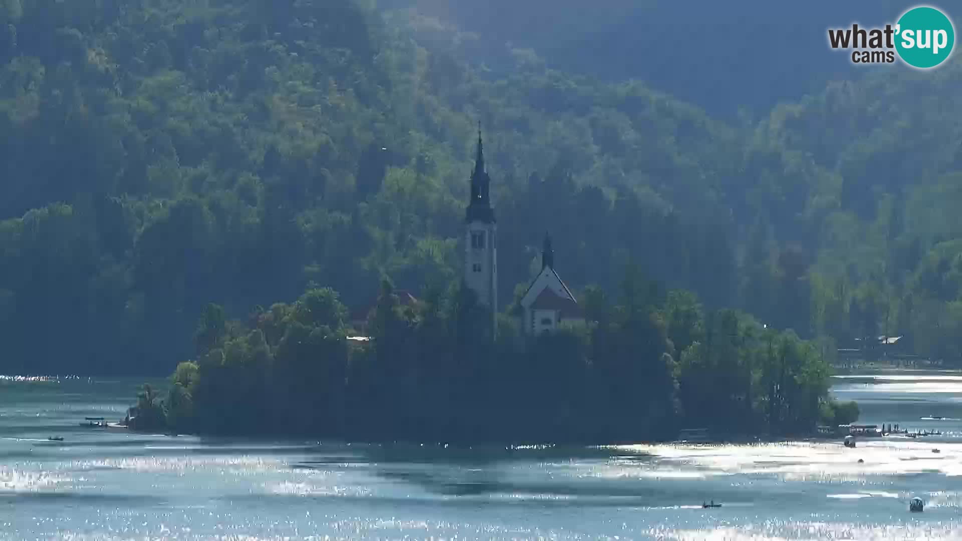 Panorama del lago Bled