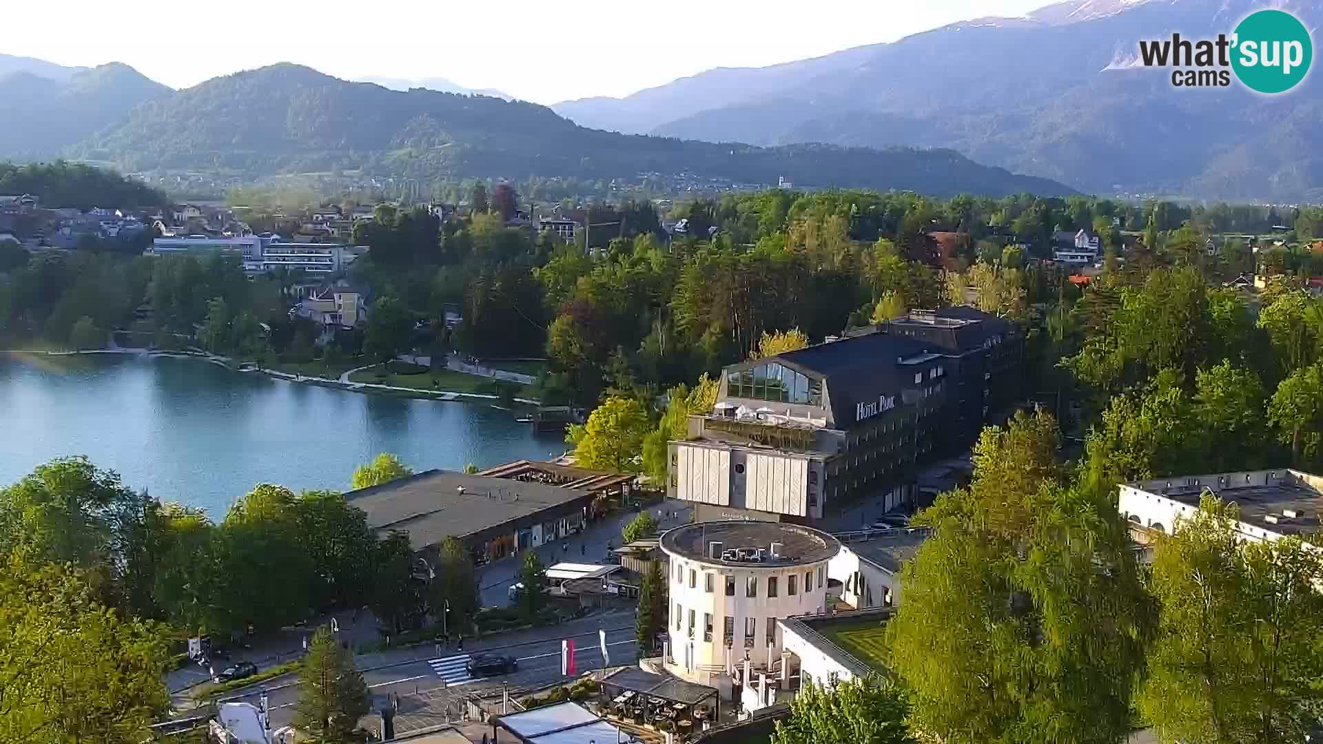 Panorama del lago Bled