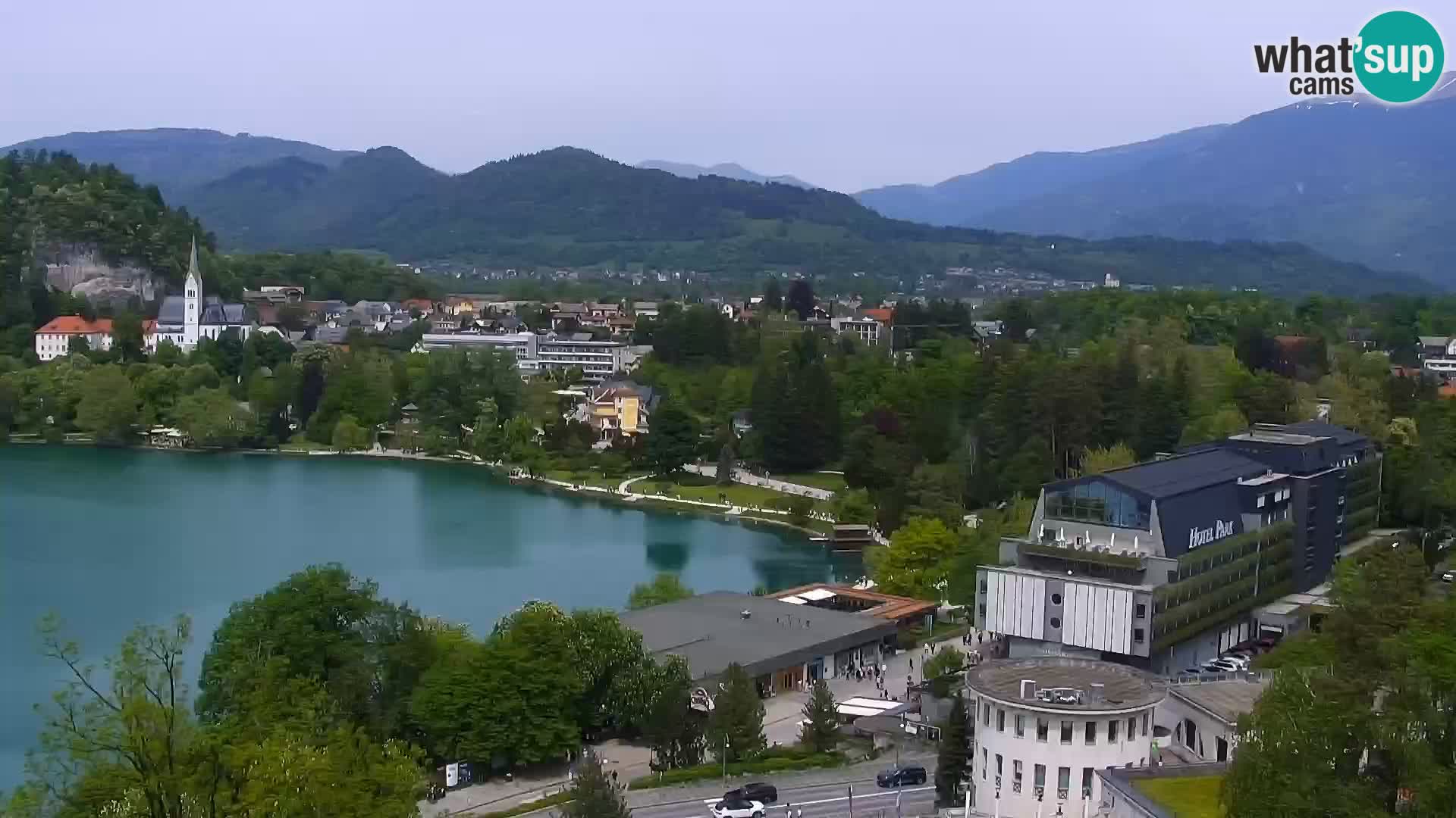 Panorama del lago Bled