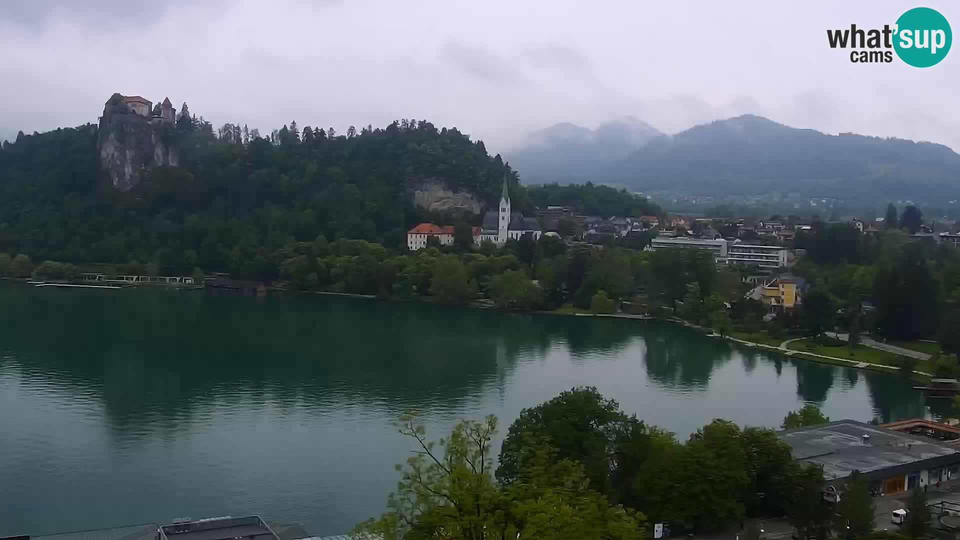 Panorama del lago Bled