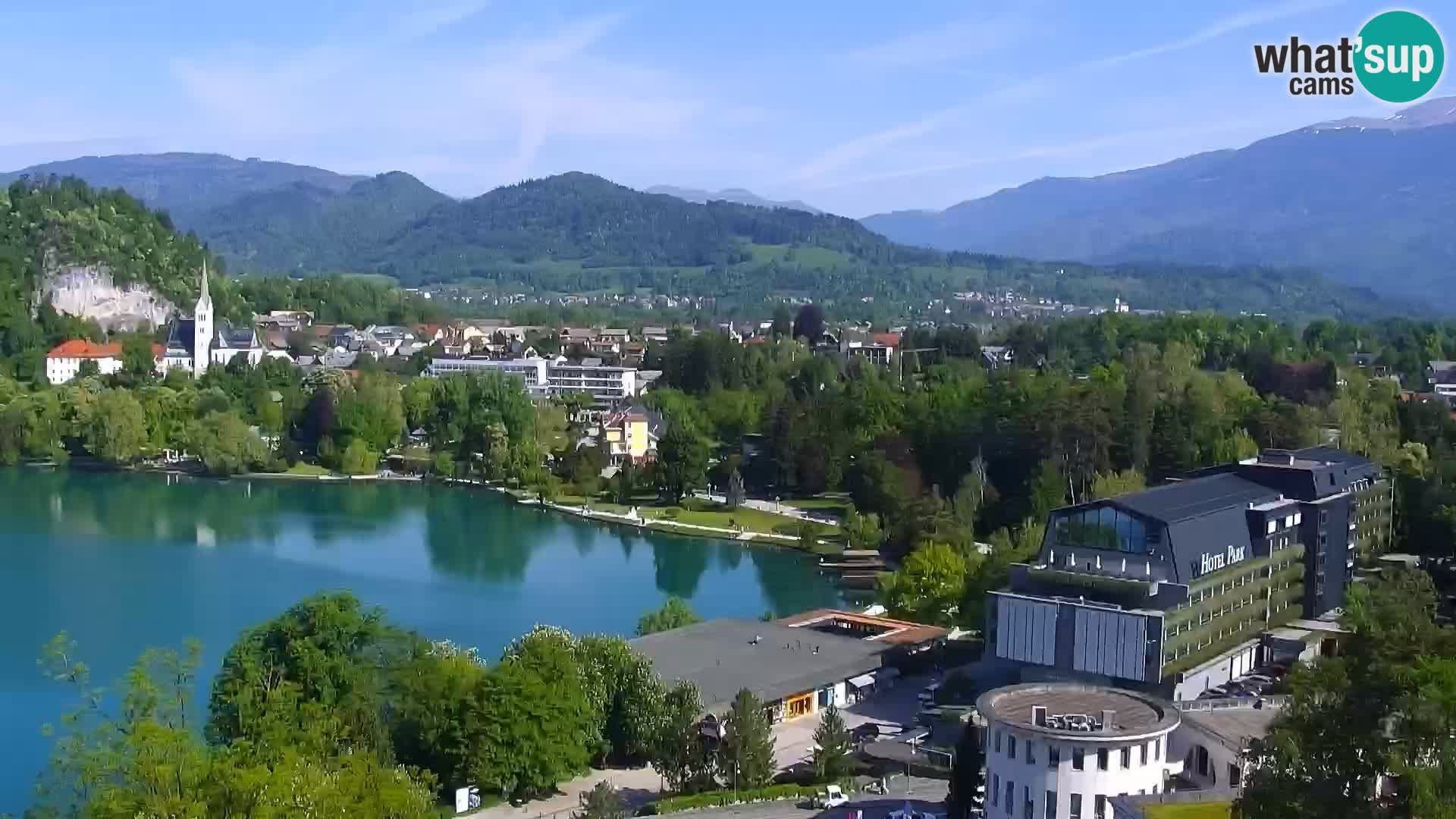 Panorama Blejskega jezera