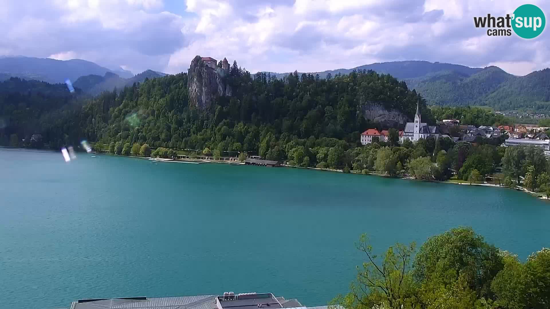 Panorama del lago Bled