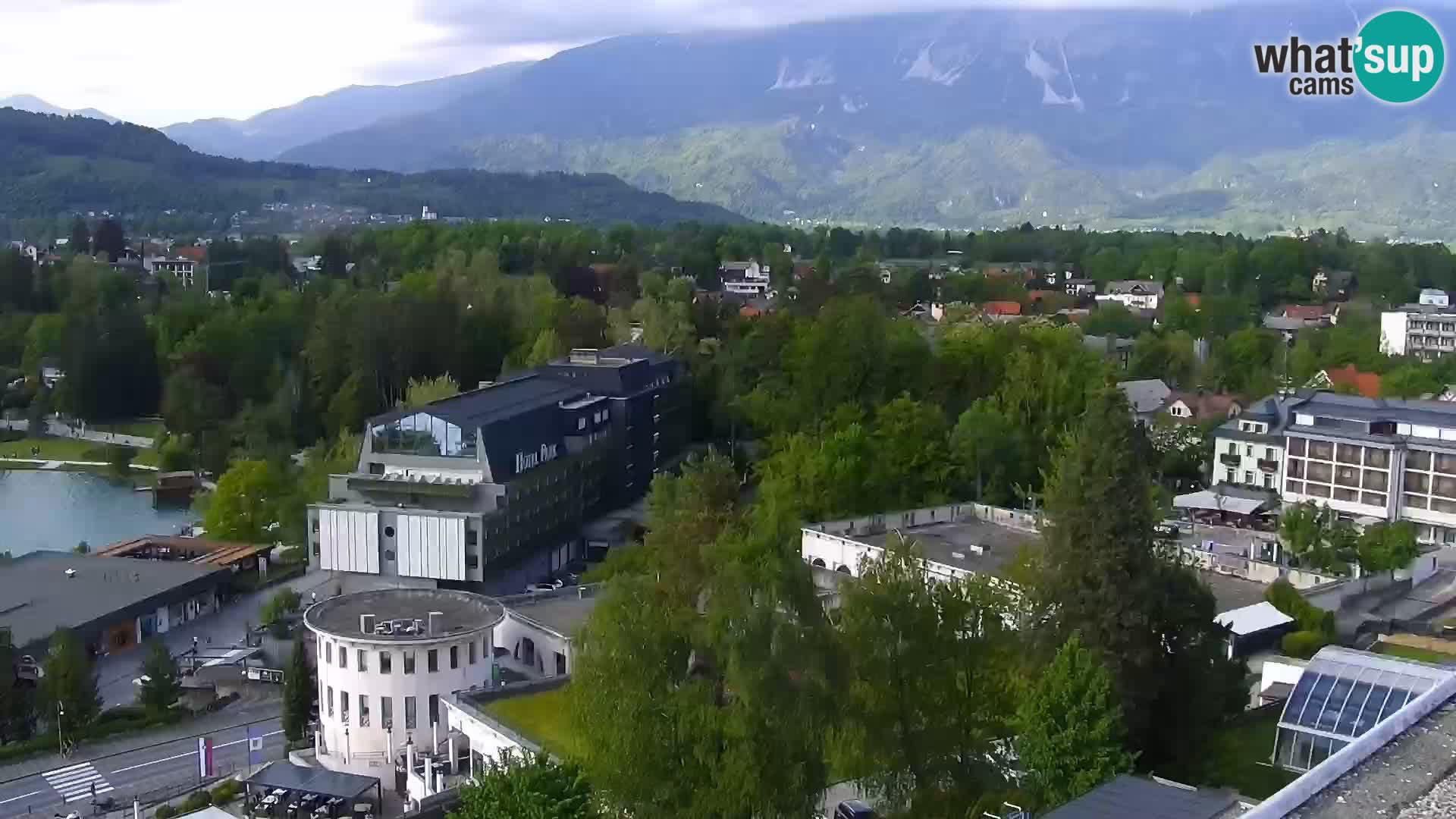 Panorama del lago Bled