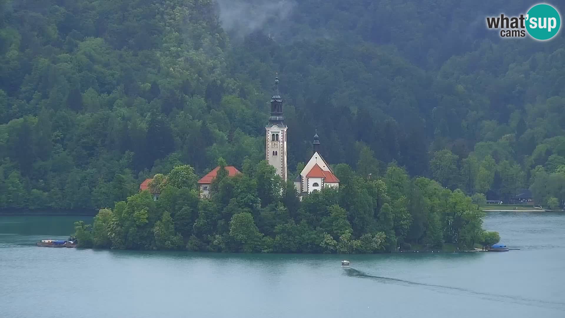 Panorama del lago Bled