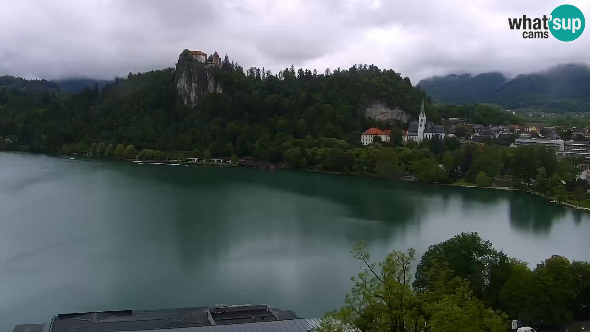 Panorama del lago Bled