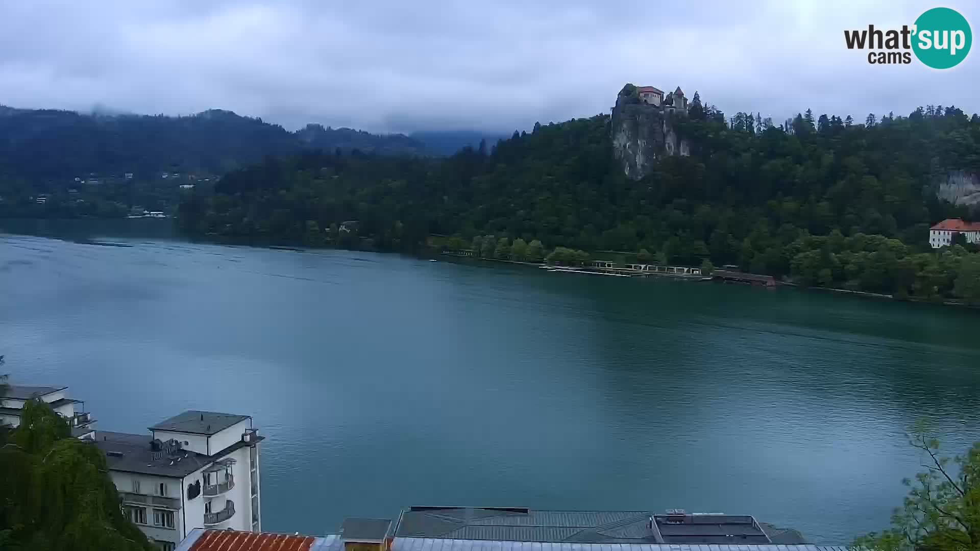 Panorama del lago Bled