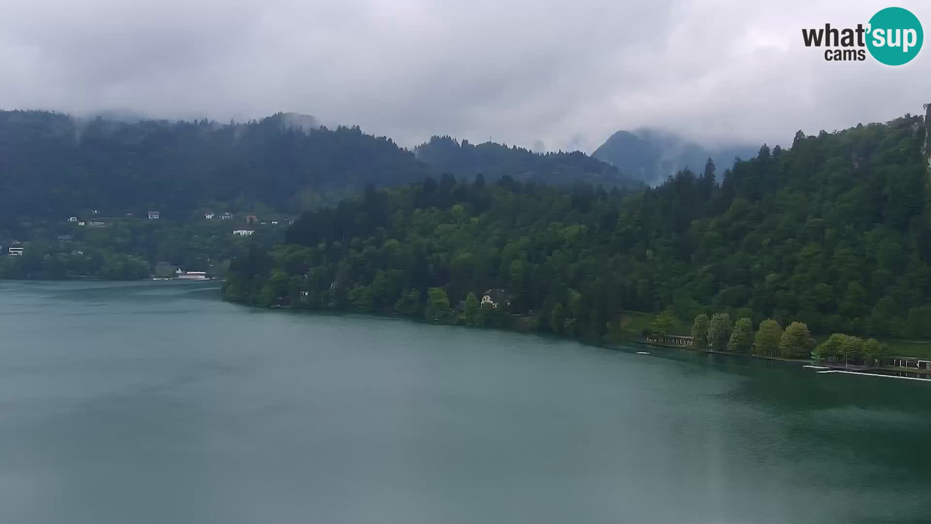 Panorama del lago Bled