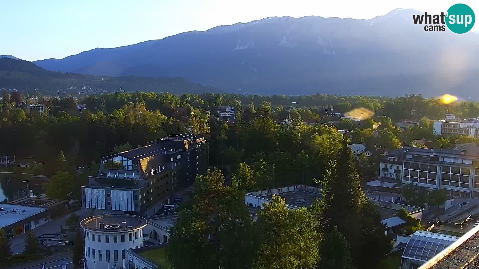 Panorama del lago Bled