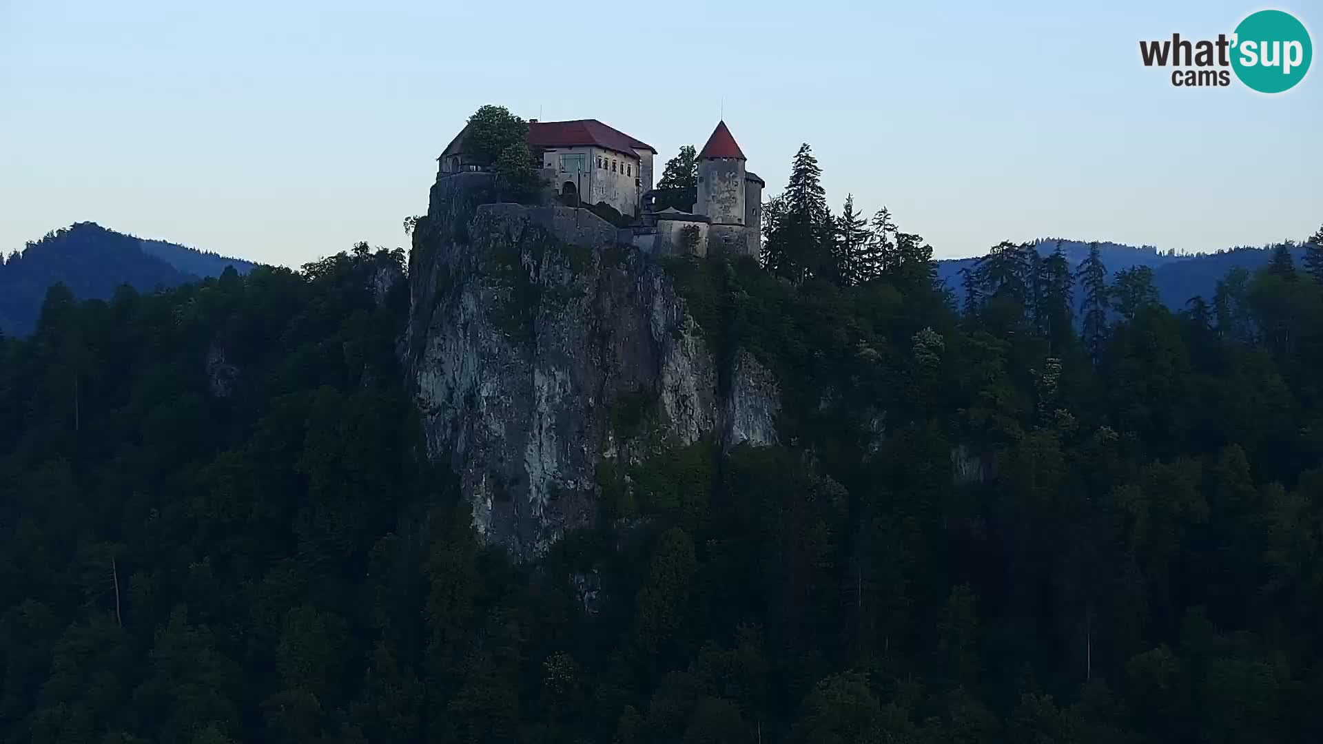 Panorama del lago Bled