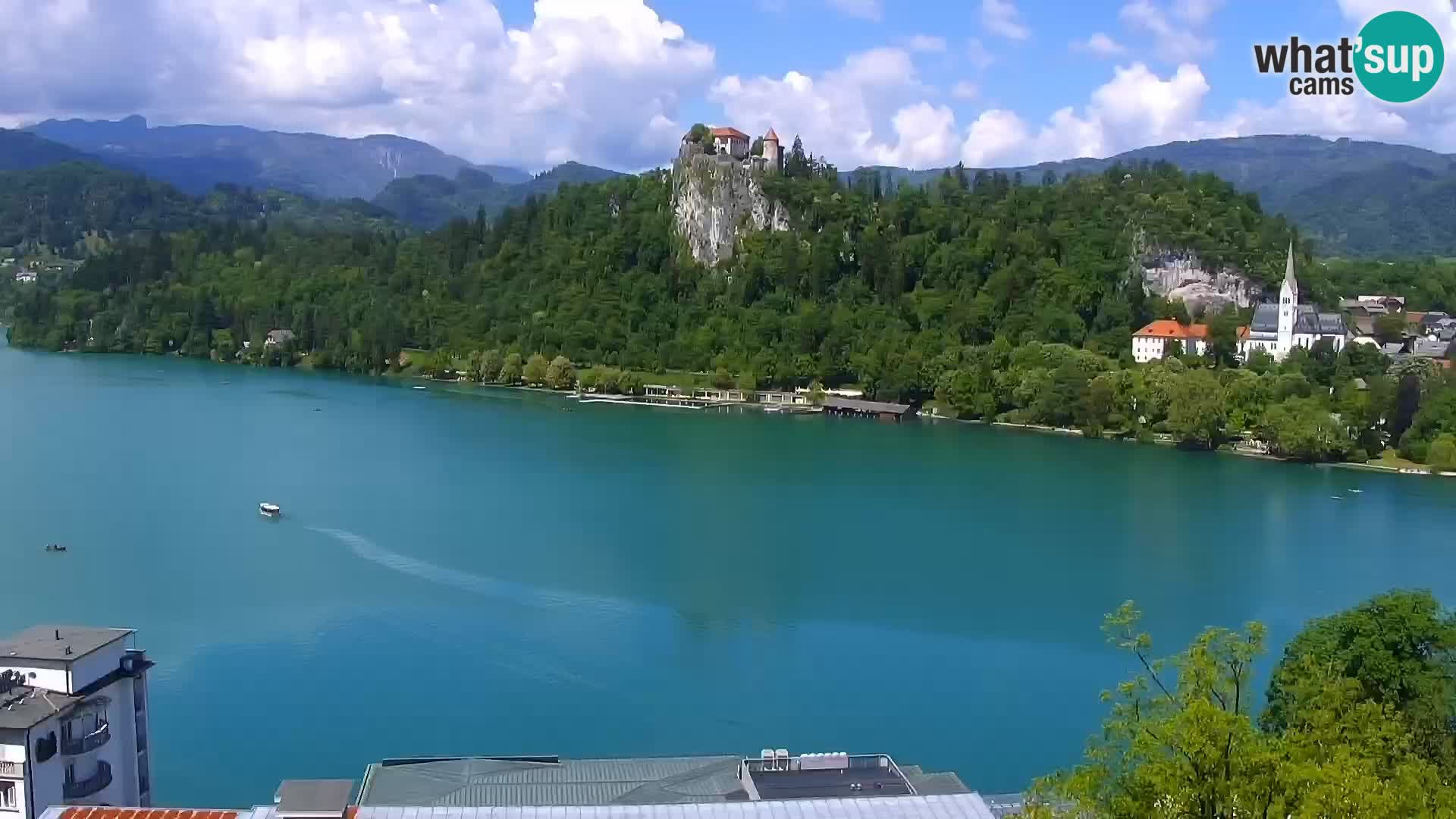 Panorama del lago Bled