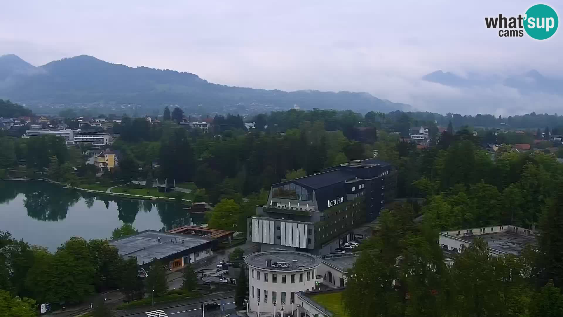 Panorama del lago Bled
