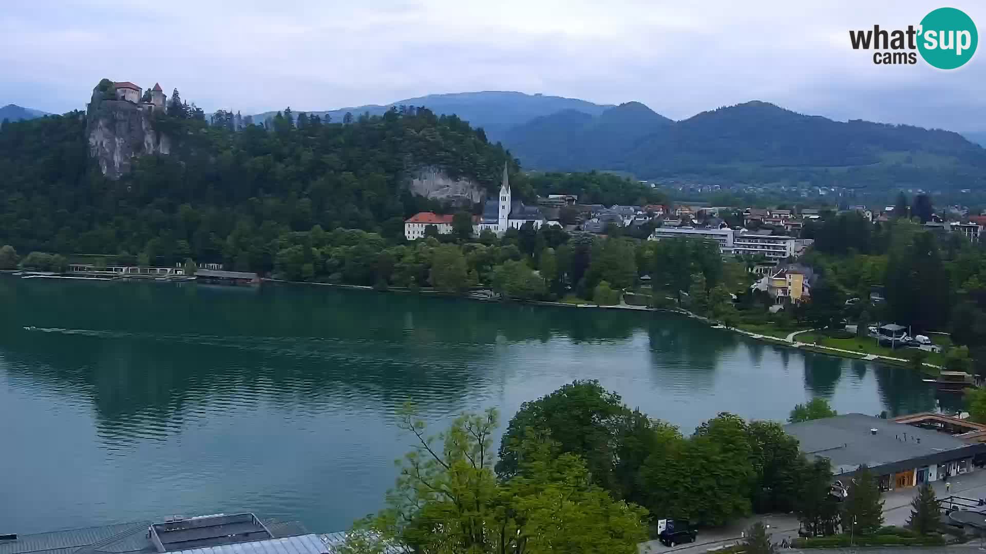 Panorama del lago Bled
