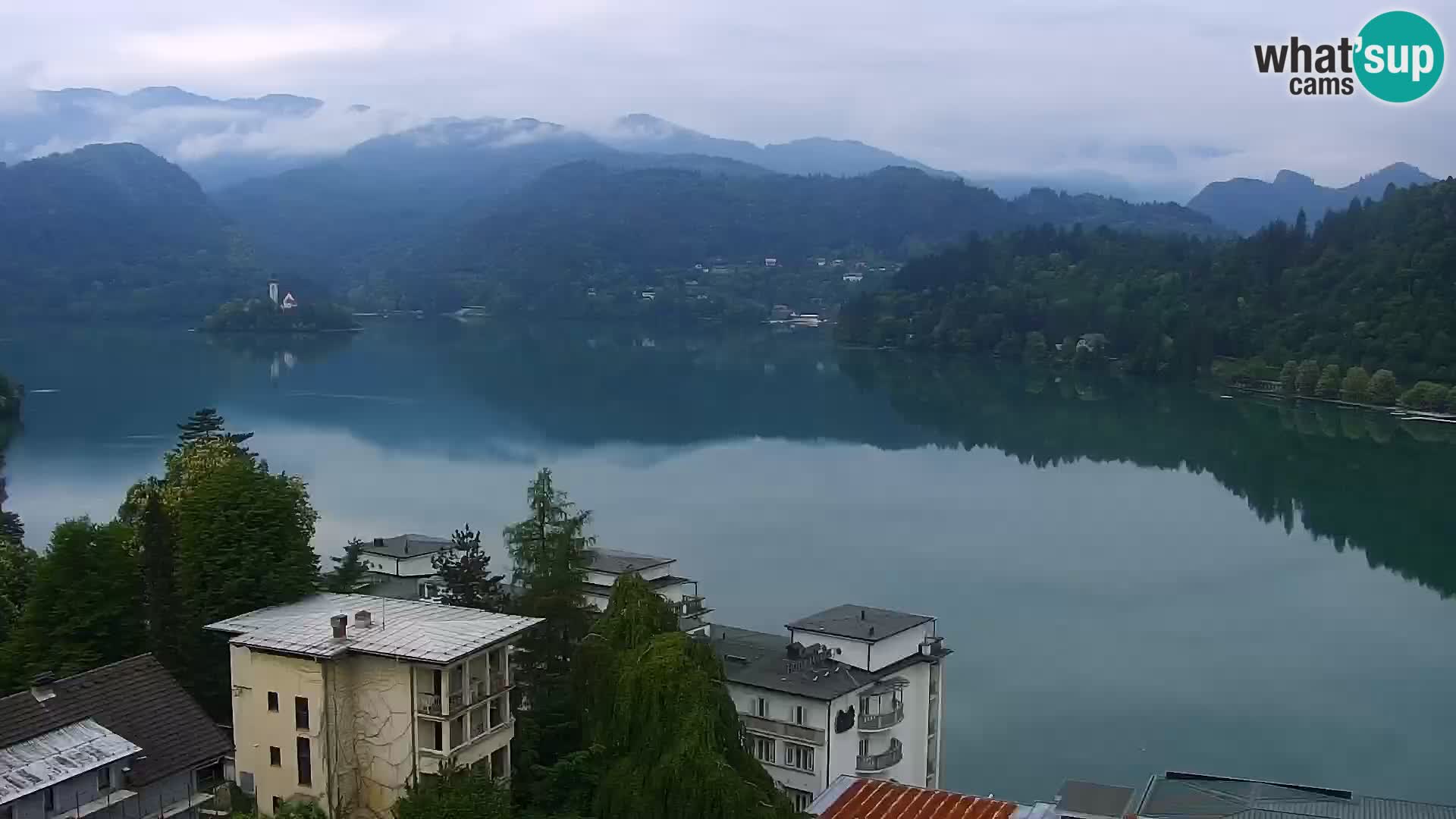 Panorama del lago Bled