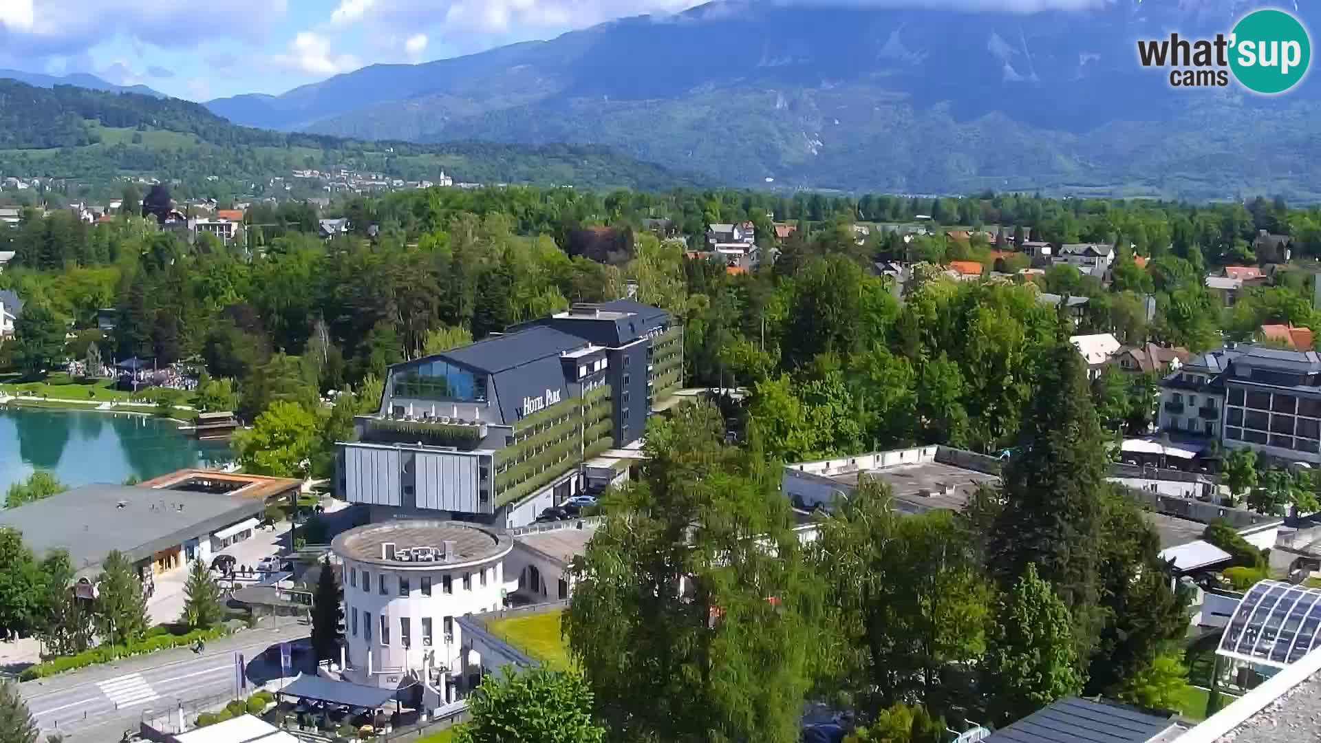 Panorama del lago Bled