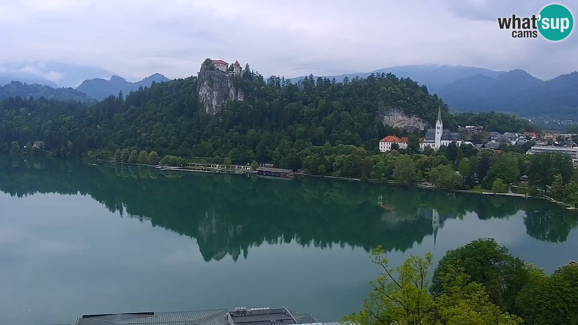 Panorama del lago Bled