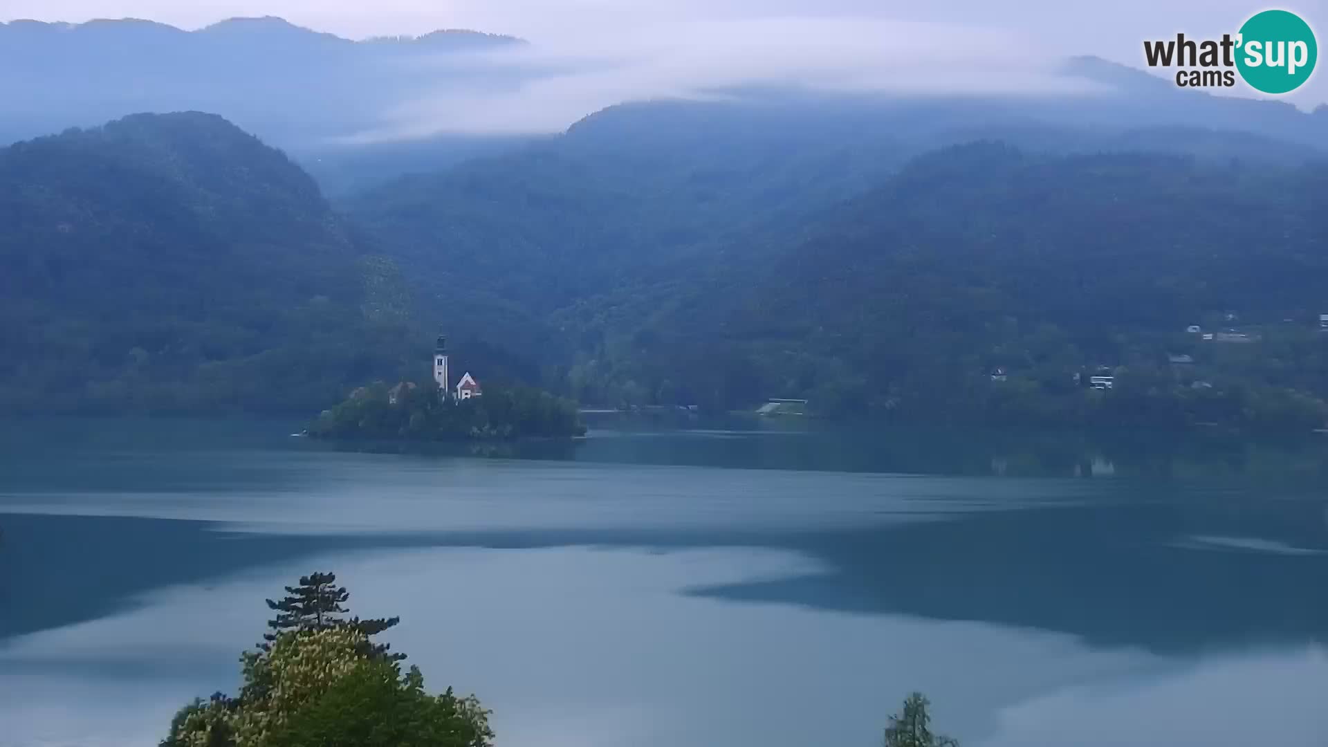 Panorama du lac de Bled