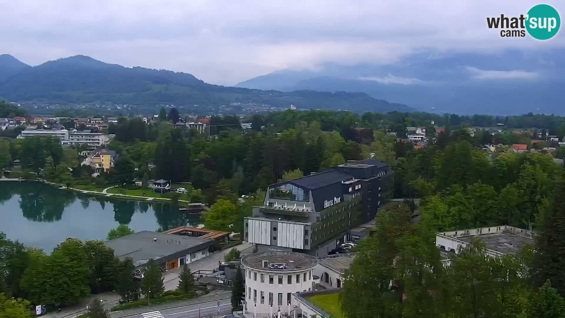 Panorama del lago Bled