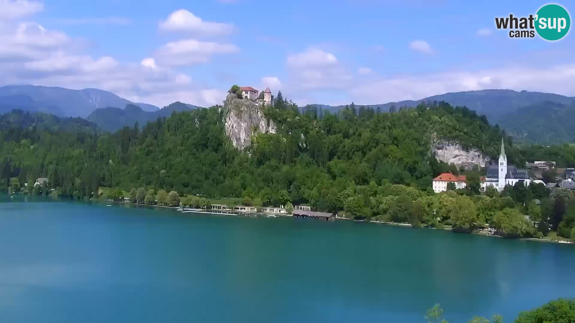Panorama del lago Bled